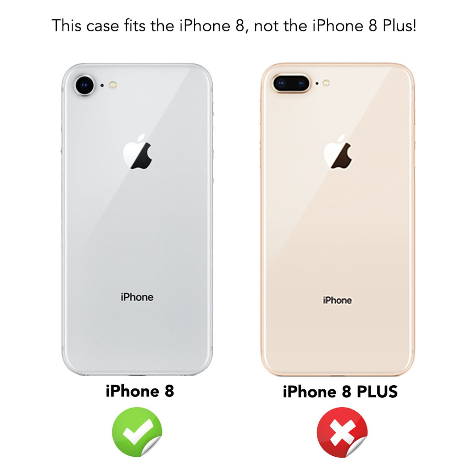 8, iPhone Backcover, Apple, Silikon Glitzer NALIA Rot Ring Hülle,