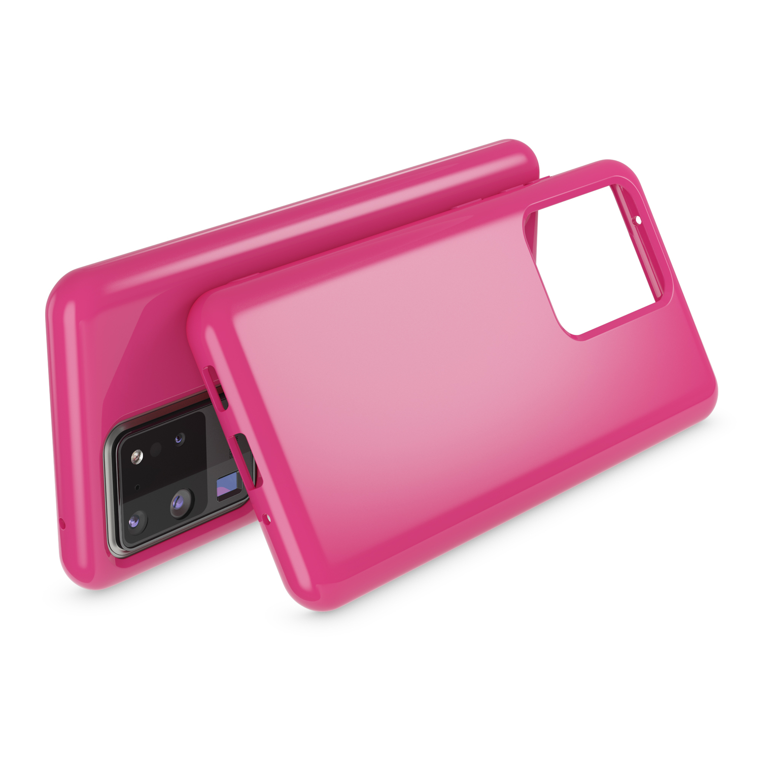 Ultra, Pink Silikon S20 Backcover, NALIA Samsung, Hülle, Galaxy