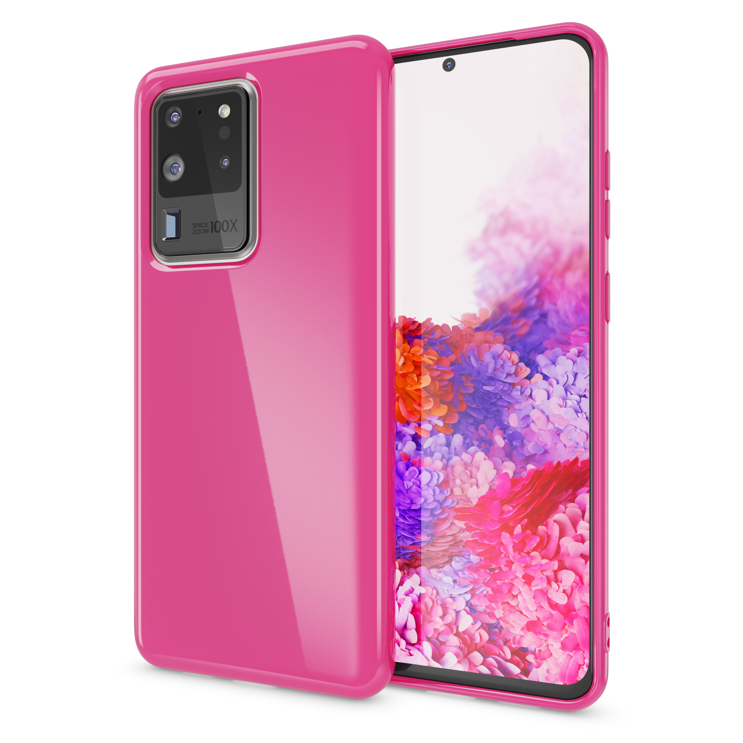 Backcover, Samsung, Galaxy Pink NALIA Silikon S20 Hülle, Ultra,