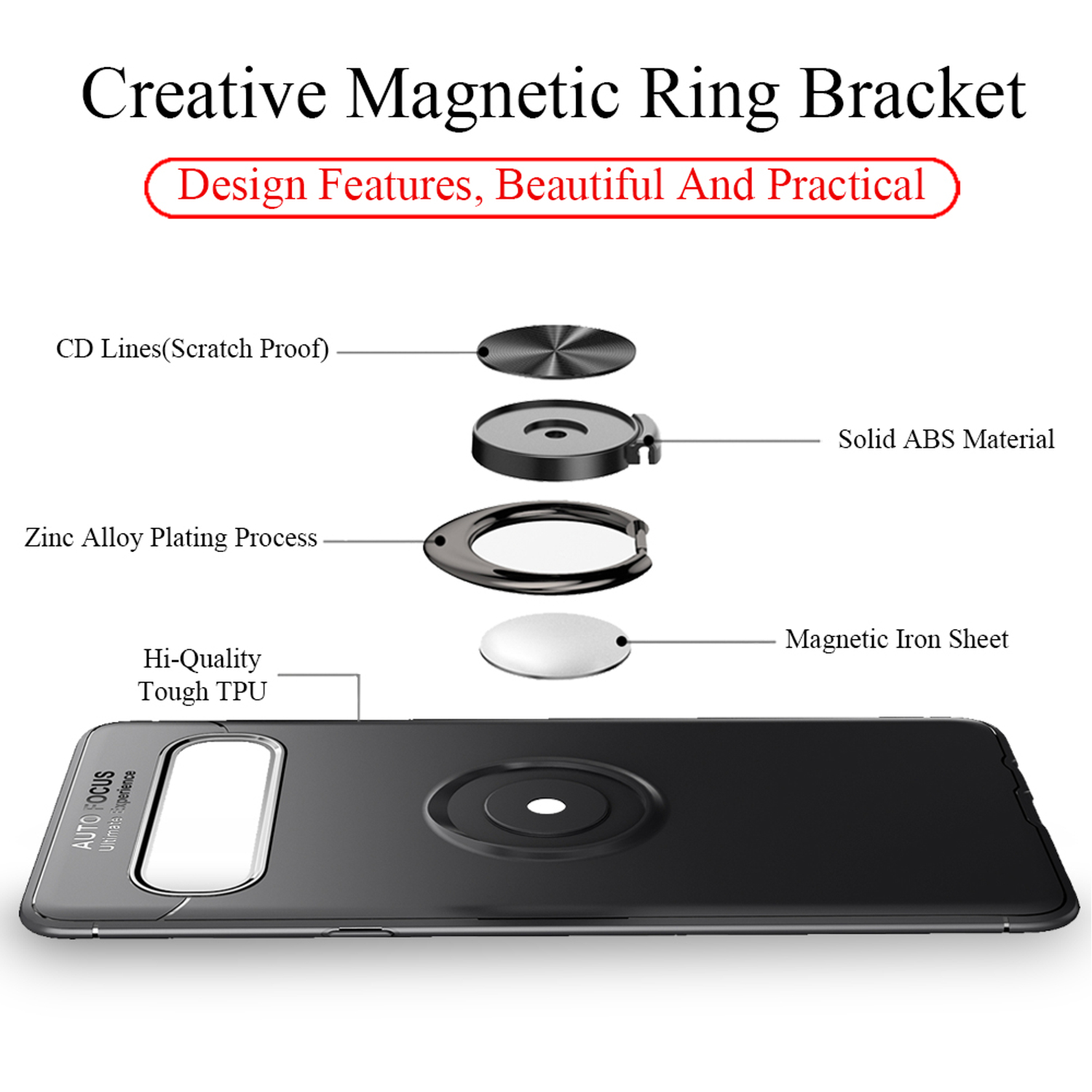 Ring Backcover, Nicht Matte 5G, NALIA Galaxy Samsung, verfügbar Silikon S10 Hülle,