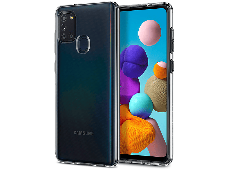 SPIGEN Liquid Crystal Schutzhülle, Backcover, Samsung, Galaxy A21s