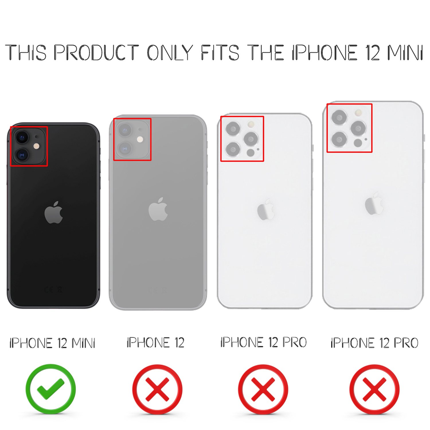 NALIA Klar Backcover, Mini, Transparente Silikon Apple, 12 iPhone Hülle, Neon Lila