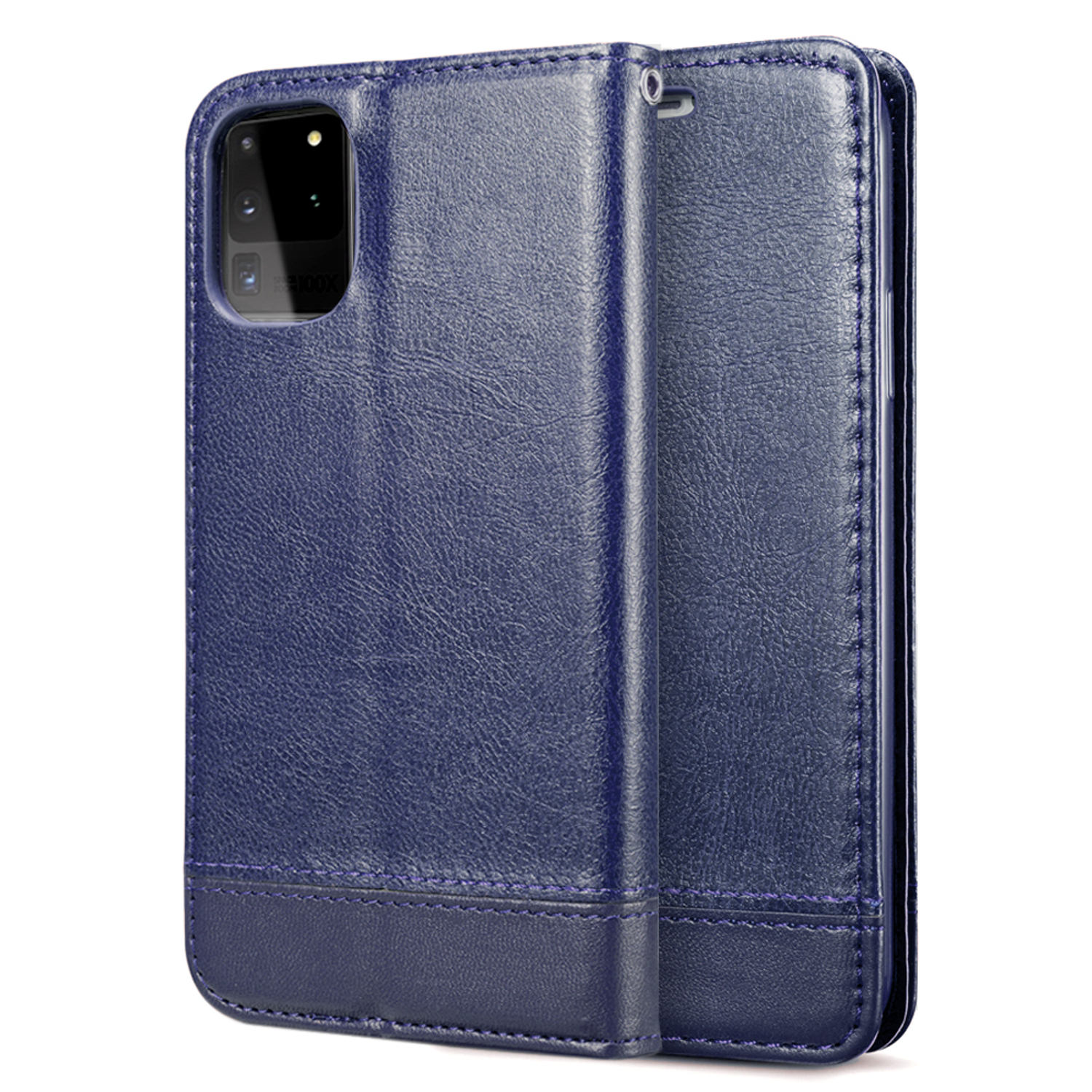 NALIA Flip Case Galaxy Klapphülle Cover, Flip S20 Magnetverschluss, Blau Samsung, mit Ultra