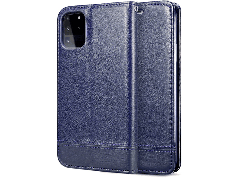 NALIA Flip Case Klapphülle mit Magnetverschluss, Flip Cover, Samsung, Galaxy S20 Ultra, Blau
