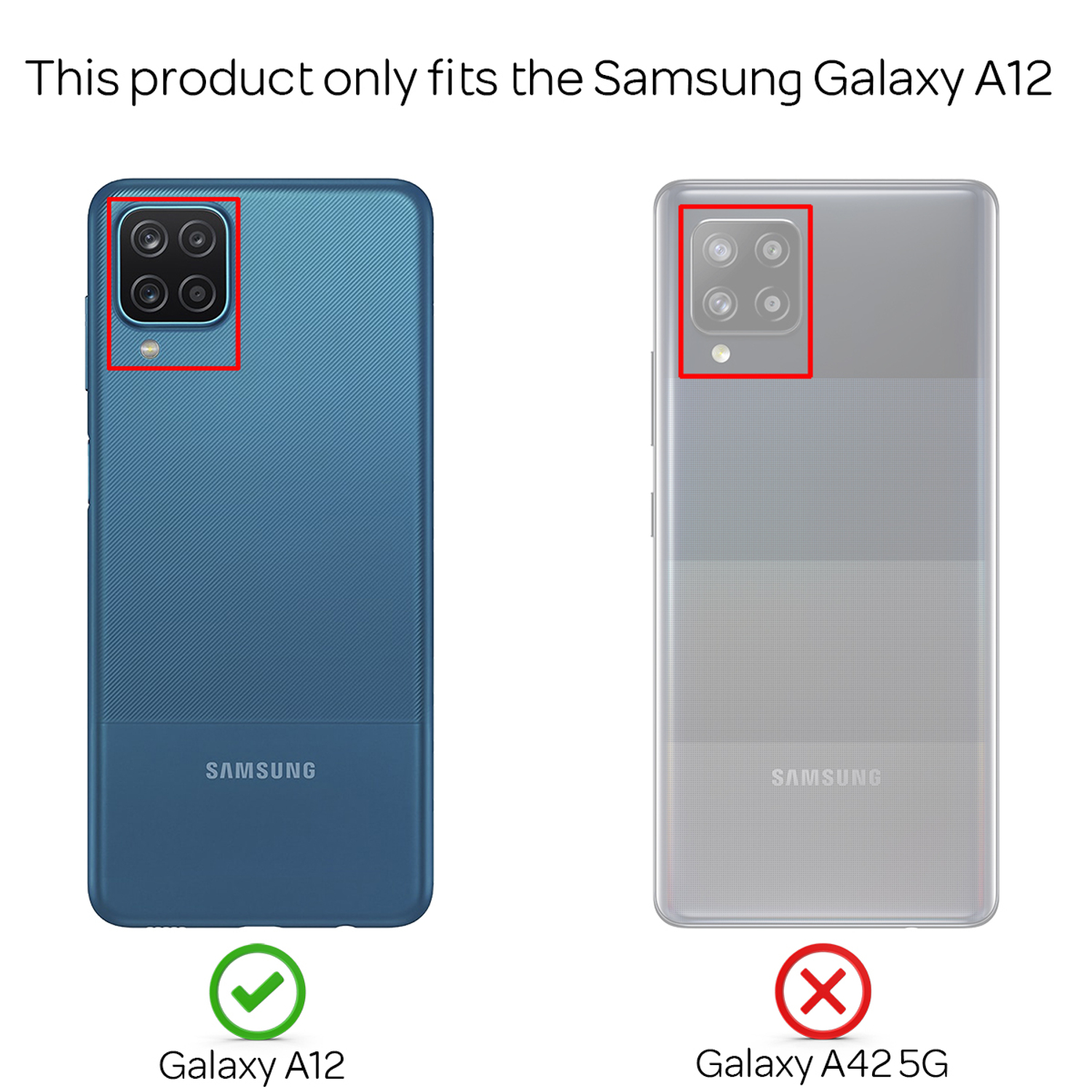 NALIA Klar Transparente Hülle, Silikon Galaxy Backcover, Samsung, Transparent A12