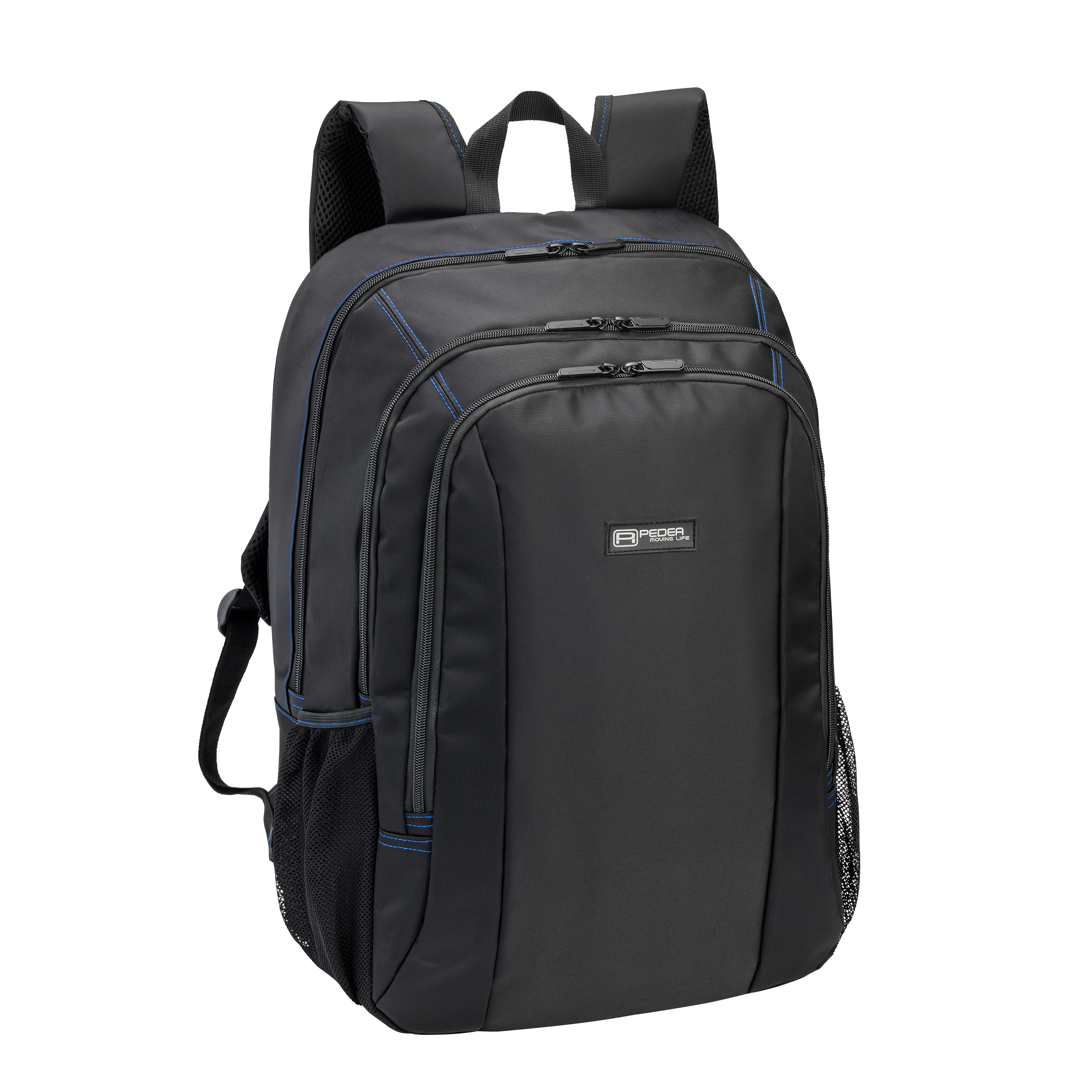 Notebookrucksack 17,3 Zoll Unisex Schwarz/Blau, One\