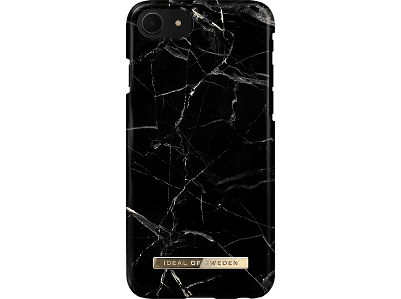 SWEDEN IDEAL Backcover, IPhone OF Apple, Marble 8/7/6/6s/SE, Black IDFCA16-I7-21,