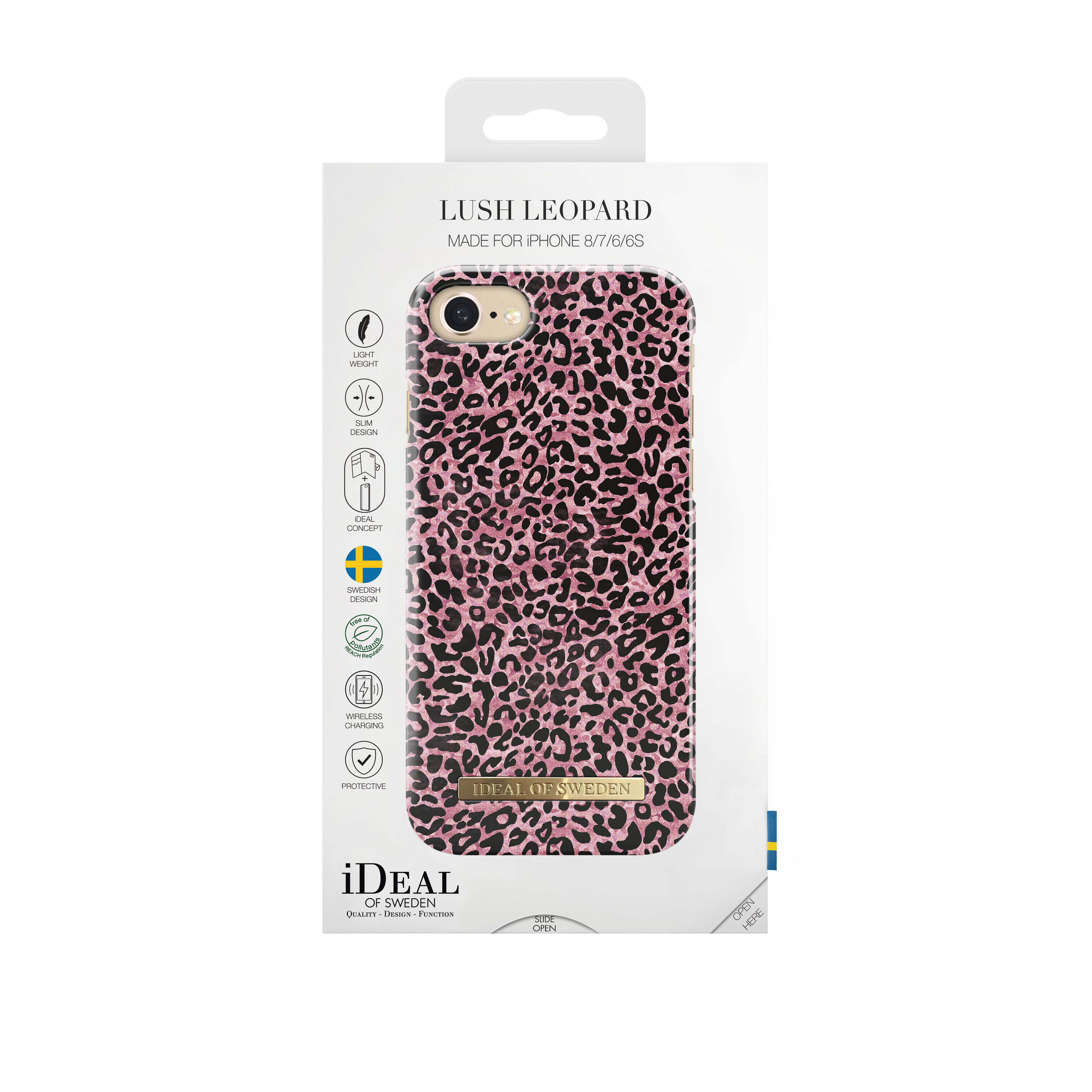 Lush OF Apple, Backcover, iPhone Leopard IDEAL IDFCSS19-I7-118, (2020), 6(S), SE iPhone iPhone 8, SWEDEN 7, iPhone
