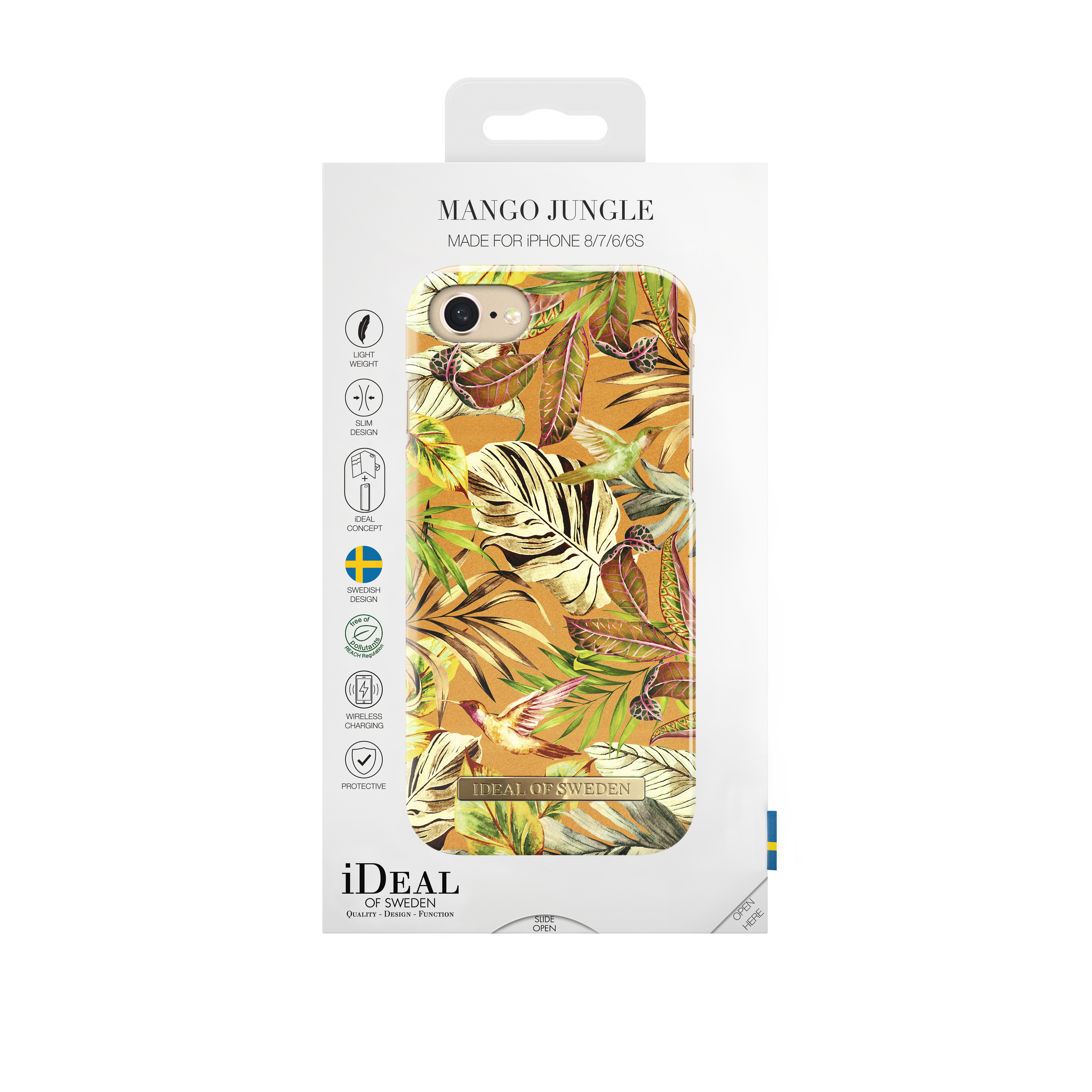 IDEAL OF SWEDEN Apple, iPhone Mango IDFCSS19-I7-116, iPhone Backcover, 8, iPhone SE Jungle iPhone 7, (2020), 6(S)