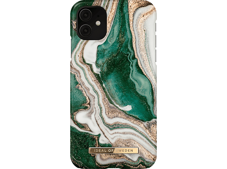 IDEAL OF SWEDEN IDFCAW18-I1961-98, Backcover, Apple, iPhone 11, iPhone XR, Golden Jade Marble