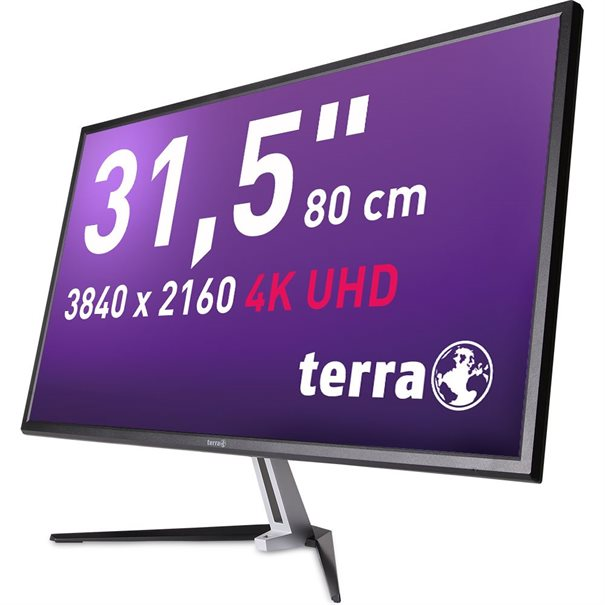 WORTMANN Terra LED Reaktionszeit 4K 60 3290W 60 Hz Zoll 31,5 ms (5 nativ) , Hz HDR Monitor 