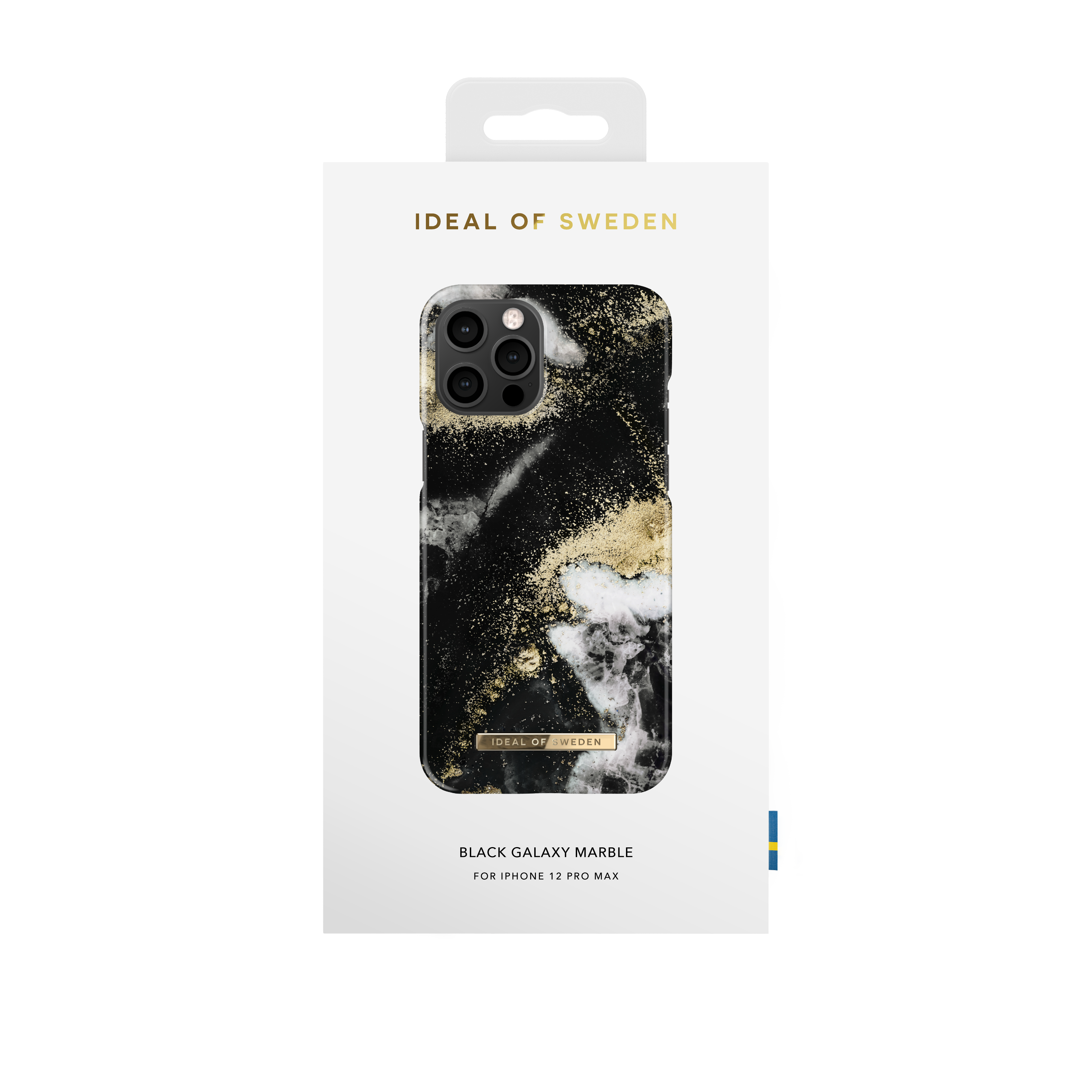 Backcover, SWEDEN OF Apple, Marble IPhone Black Galaxy Pro Max, IDFCAW19-I2067-150, 12 IDEAL