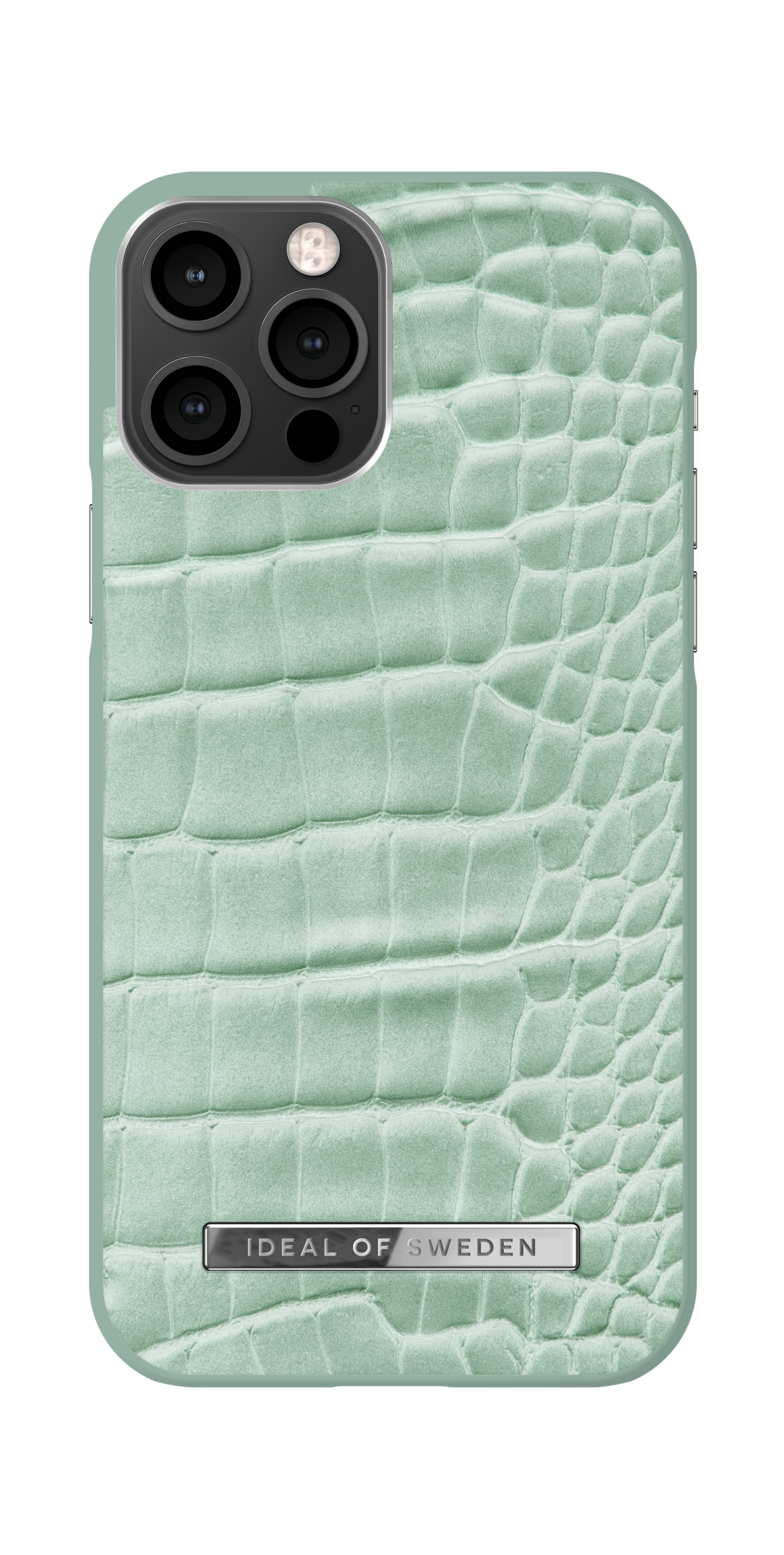 IDEAL OF SWEDEN IDACSS21-I2061-261, iPhone Backcover, Apple, Pro, Mint 12 iPhone 12, Croco