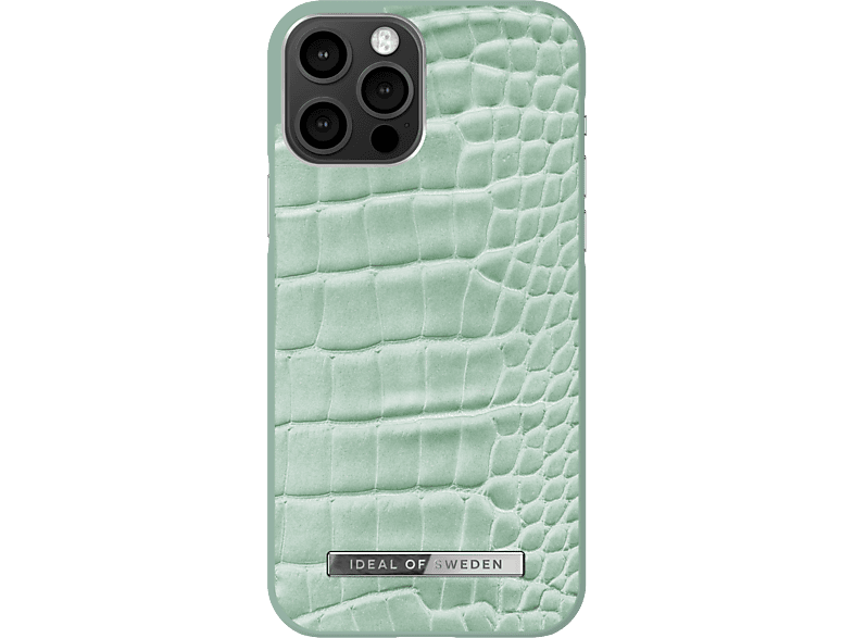 IDEAL OF SWEDEN IDACSS21-I2061-261, Backcover, Apple, iPhone 12, iPhone 12 Pro, Mint Croco