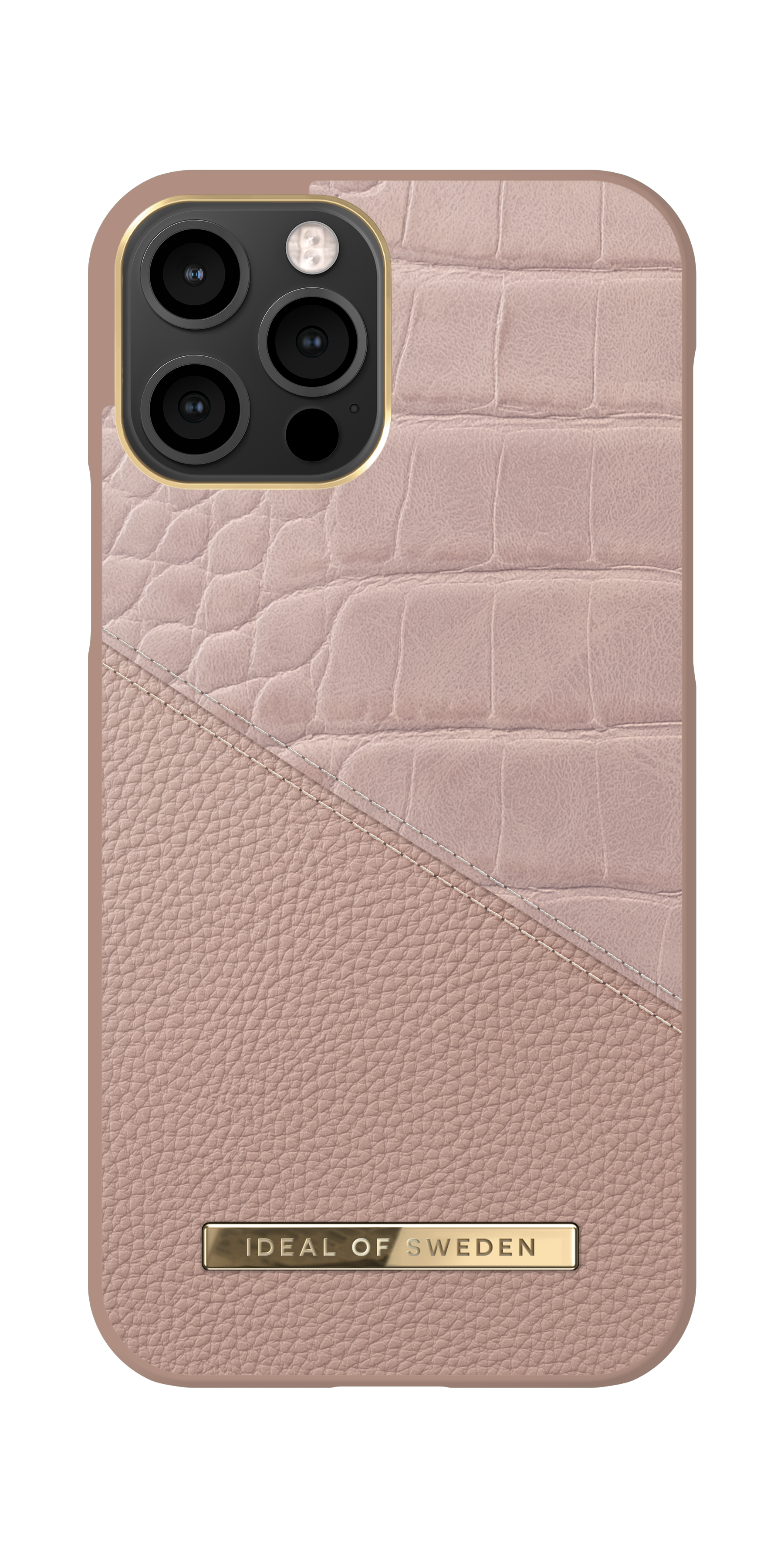 IDEAL OF Smoke IDACSS20-I2061-202, iPhone Pro, Backcover, Croco Apple, 12 12, SWEDEN iPhone Rose