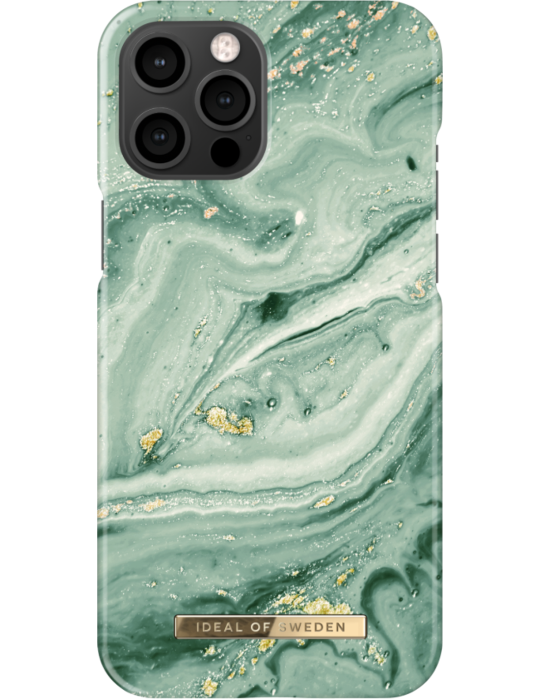 IDEAL OF Backcover, 12 IDFCSS21-I2067-258, Apple, IPhone Max, Mint Marble SWEDEN Swirl Pro