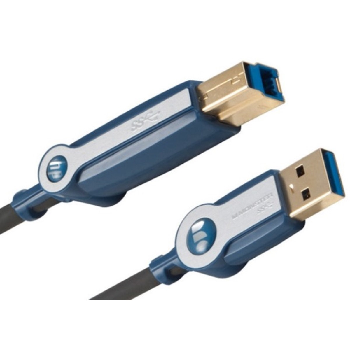 MONSTER CABLE HP USB-Kabel 3.0 Displayport-Kabel, High-Speed Schwarz 2,1m