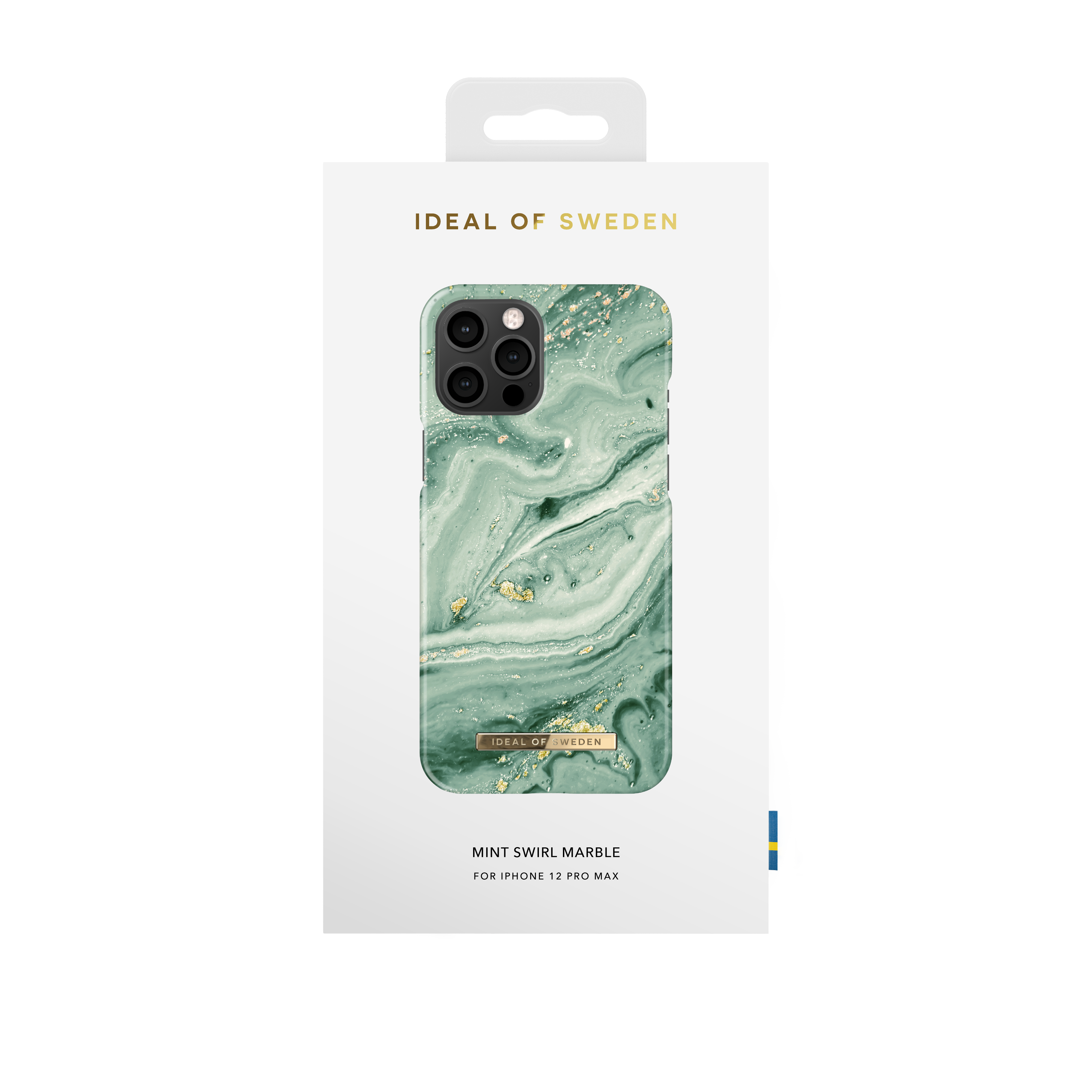 IDEAL OF SWEDEN Backcover, Pro Marble Swirl Max, IDFCSS21-I2067-258, IPhone 12 Mint Apple