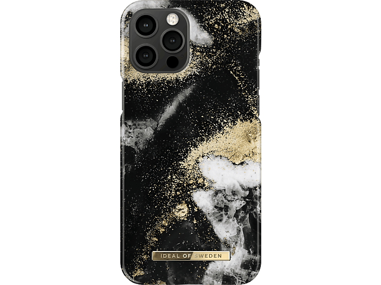 IDEAL OF SWEDEN IDFCAW19-I2067-150, Backcover, Apple, IPhone 12 Pro Max, Black Galaxy Marble
