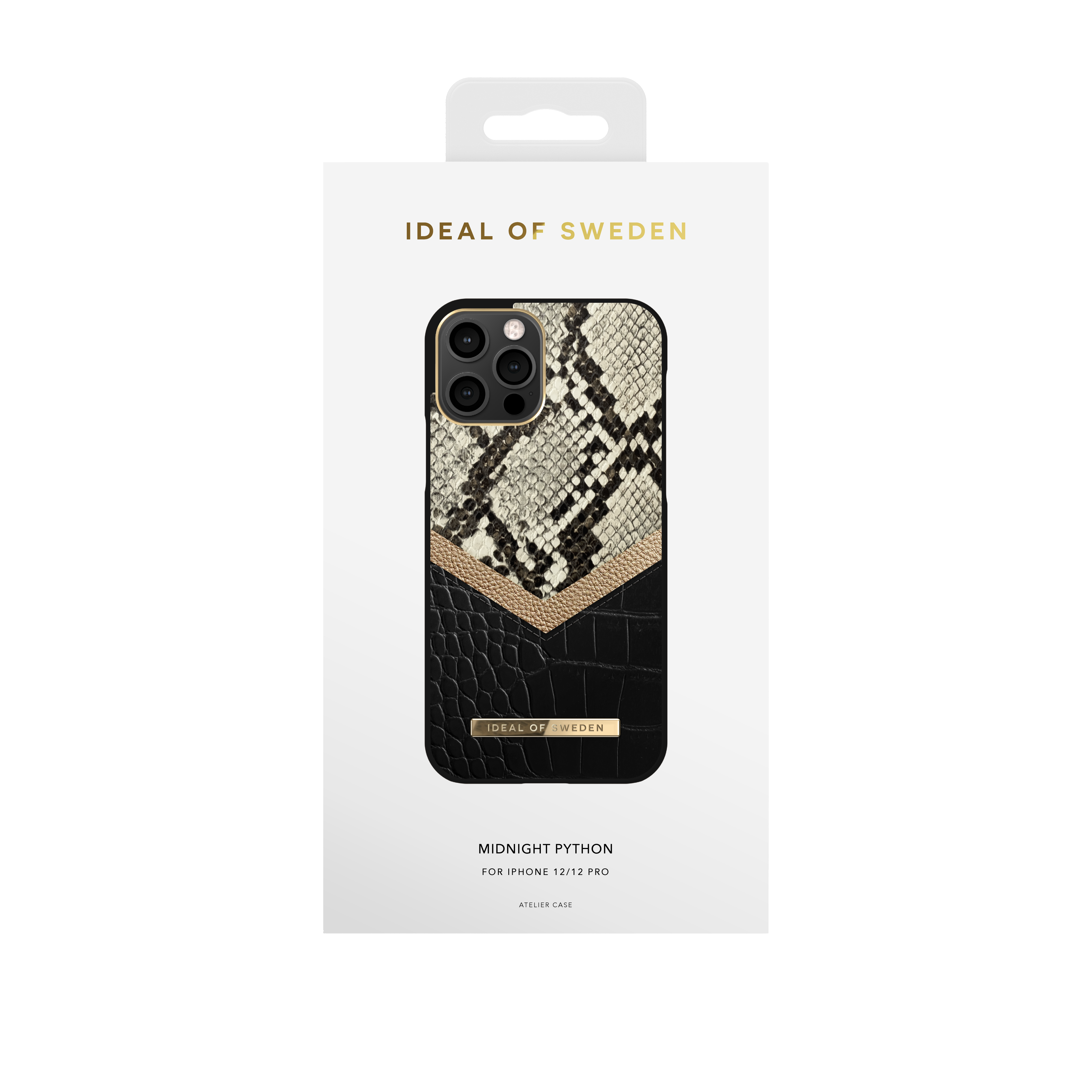 IDEAL OF SWEDEN IDACSS20-I2061-199, Backcover, Pro, iPhone 12 12, Apple, Python iPhone Midnight