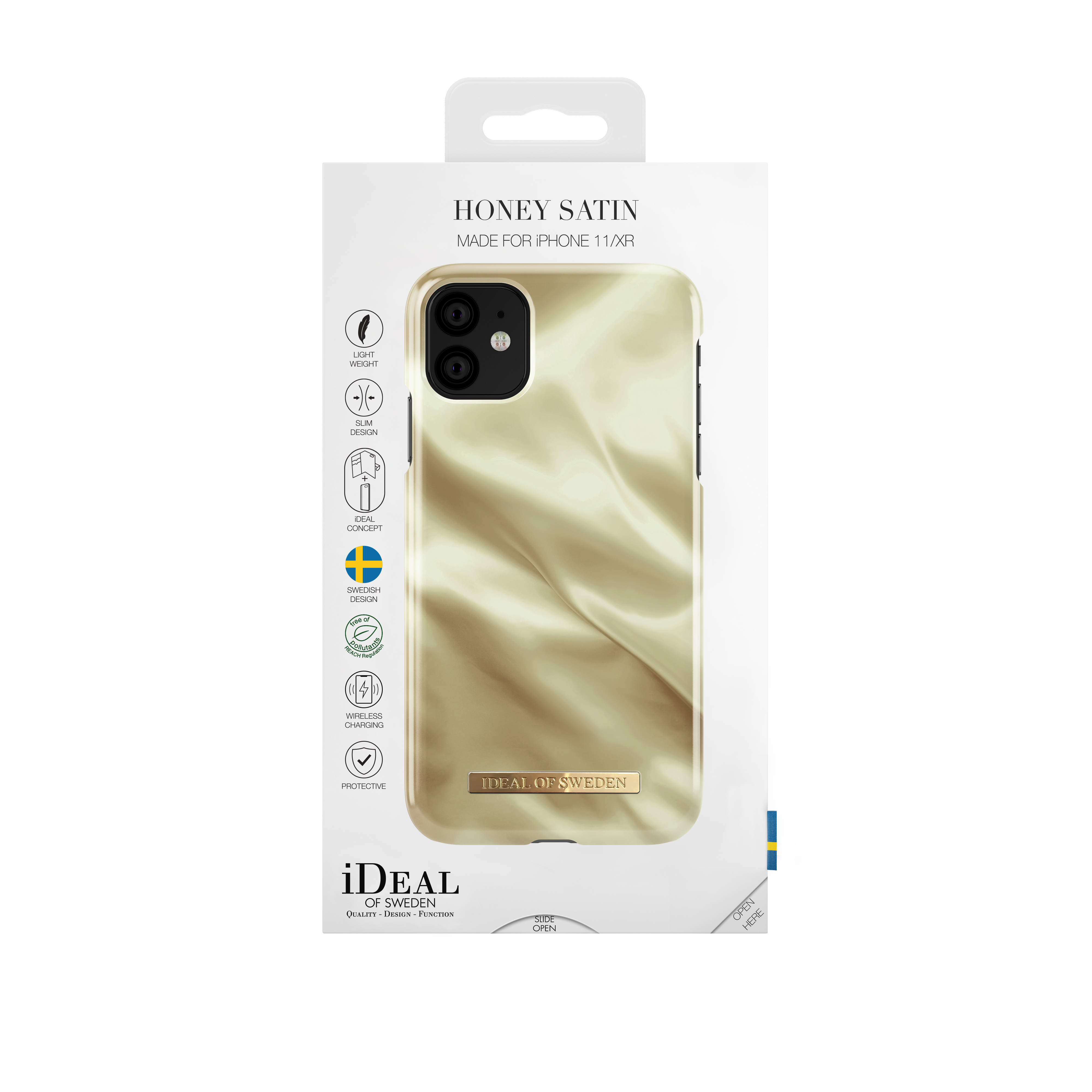 Apple, 11, IDFCSC19-I1961-188, Honey XR, Satin iPhone IDEAL Backcover, SWEDEN OF iPhone