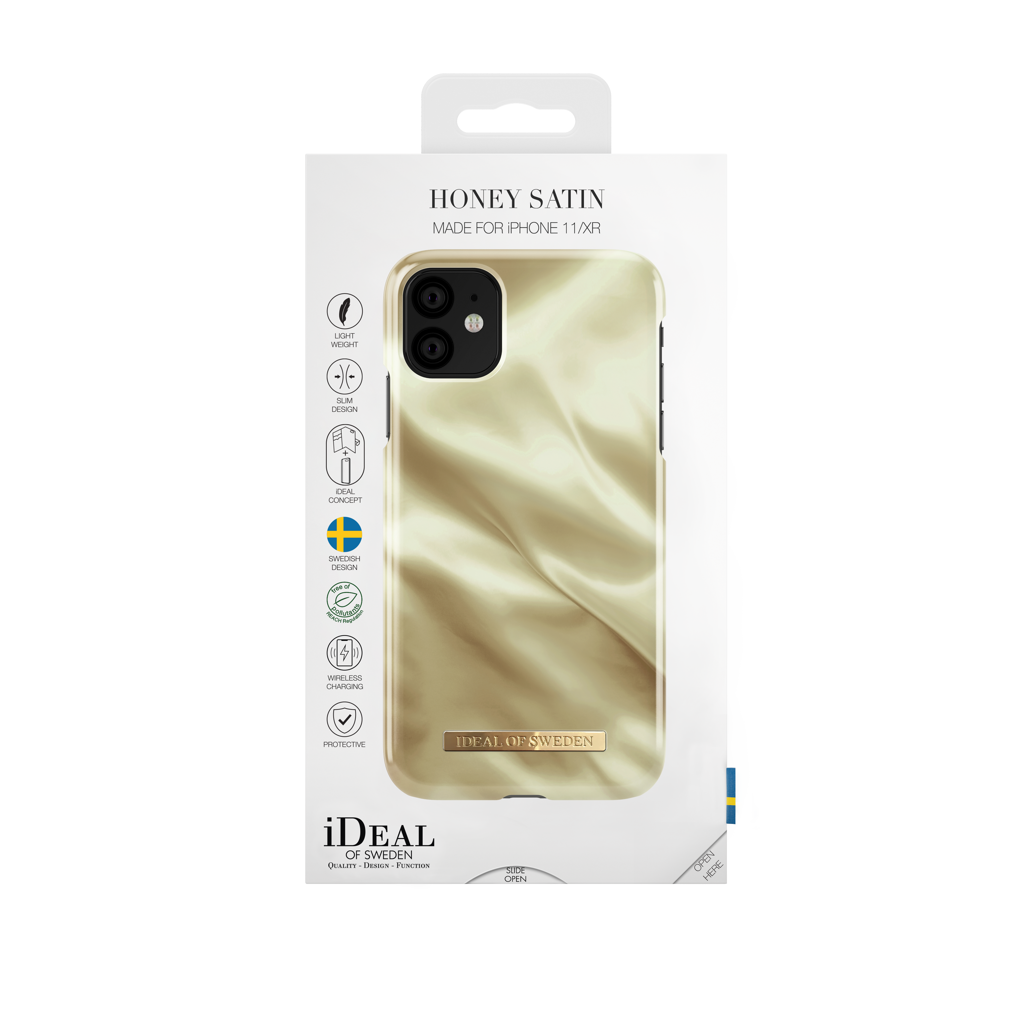 Pistachio IDFCSC19-I1961-189, Satin SWEDEN Backcover, iPhone OF IDEAL 11, iPhone XR, Apple,