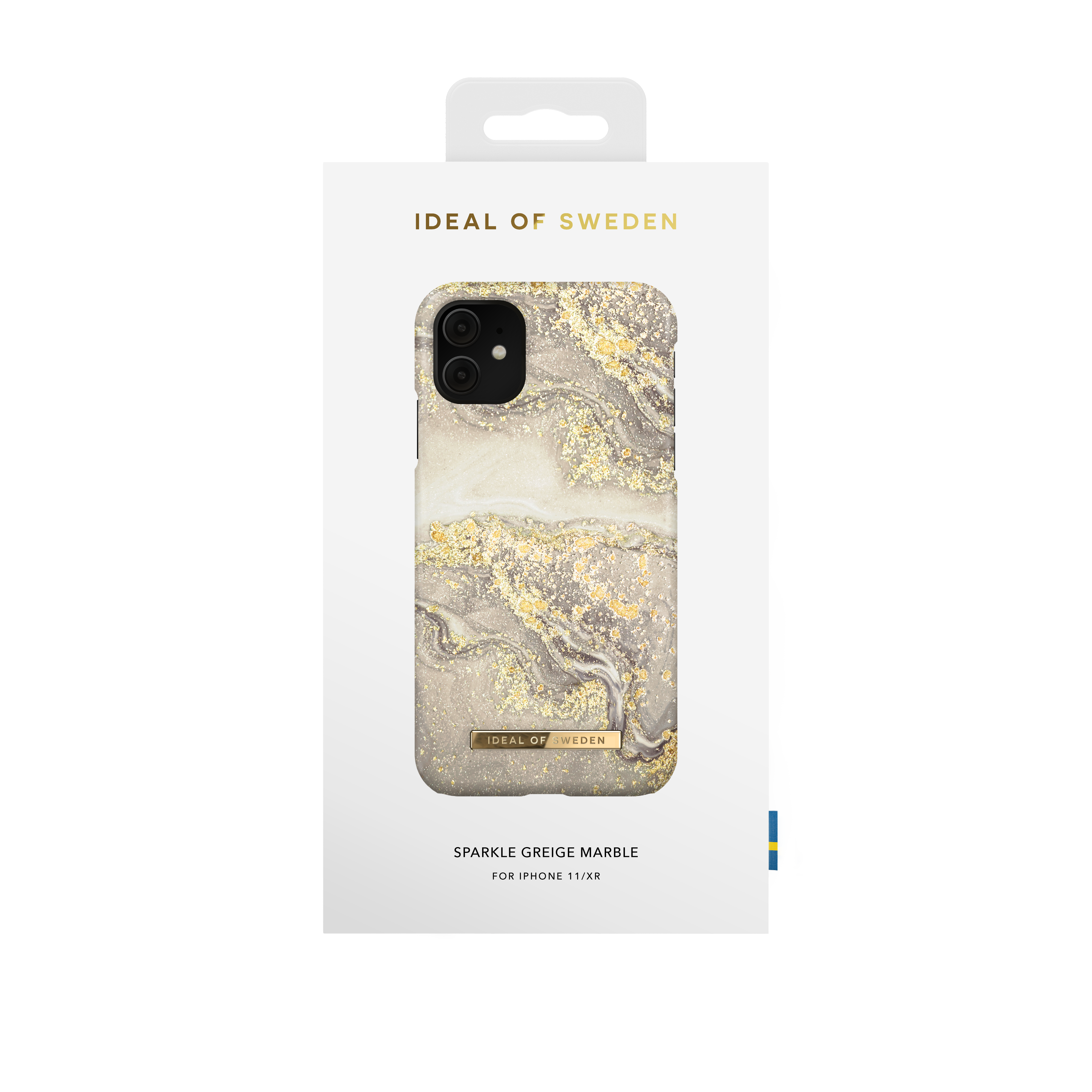 IDEAL OF SWEDEN IDFCSS19-I1961-121, iPhone XR, Marble iPhone Greige 11, Sparkle Apple, Backcover