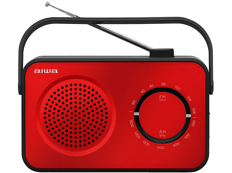AIWA R-190RD Radio, FM, Rot