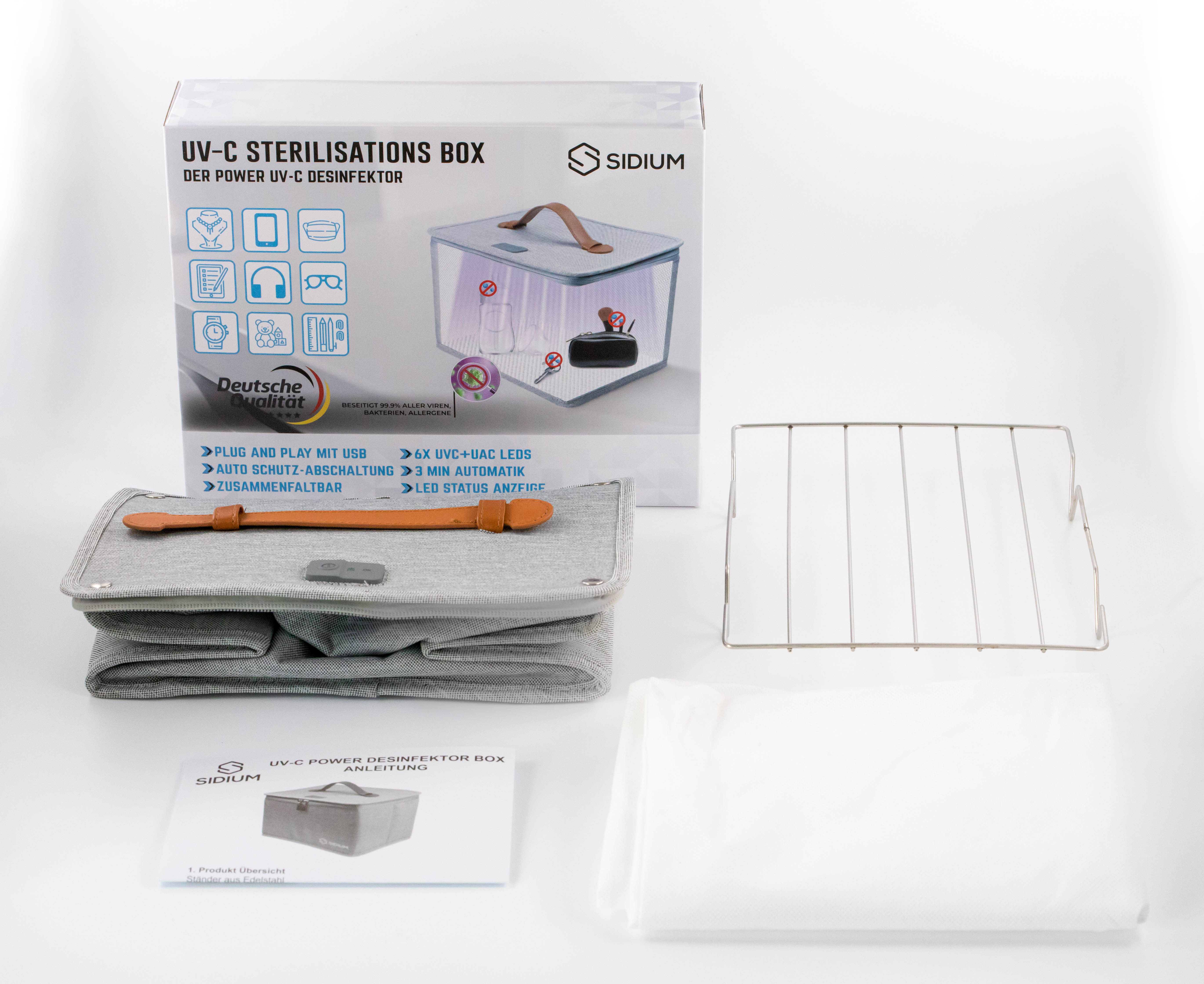 SIDIUM POWER Sterilisator UV-C DESINFEKTOR BOX