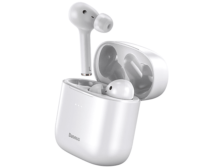 BASEUS TWS W06, In-ear Kopfhörer Bluetooth Weiß