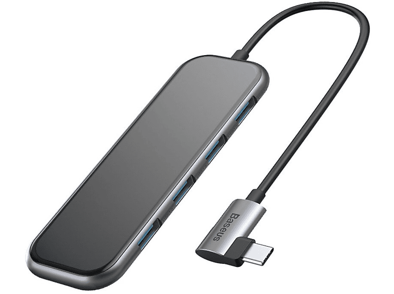 BASEUS Adapter USB Grau HUB, HUB