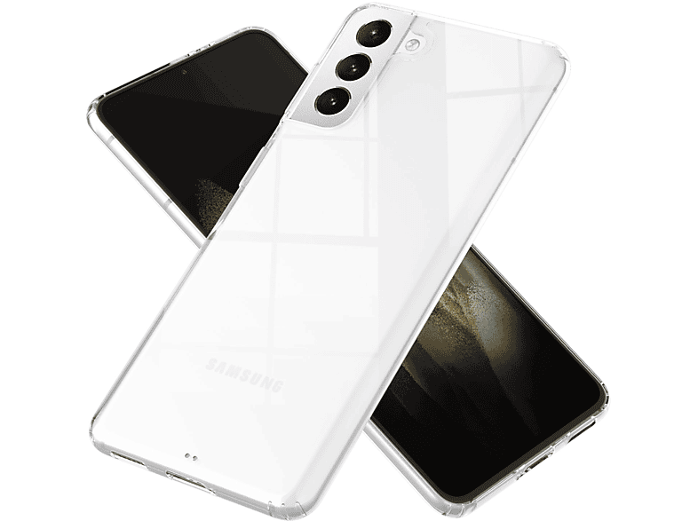 NALIA Klare Transparente Hybrid Galaxy S21, Hülle, Samsung, Backcover, Transparent