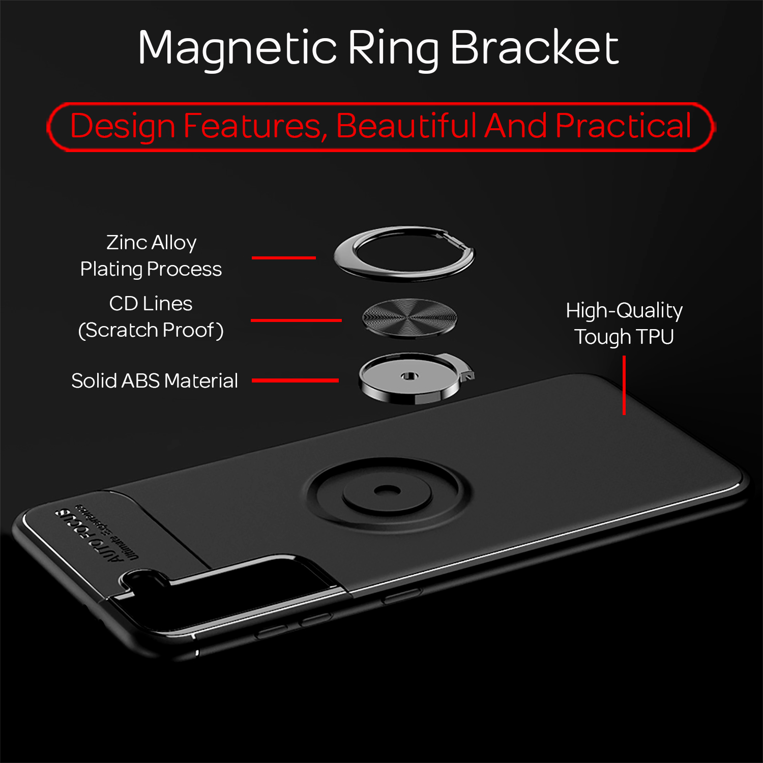 NALIA Matte Ring Silikon Backcover, Hülle, Galaxy Nicht verfügbar Plus, Samsung, S21