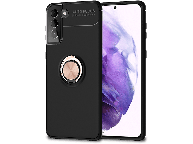 NALIA Matte Ring Silikon Backcover, Hülle, Galaxy Nicht verfügbar Plus, Samsung, S21