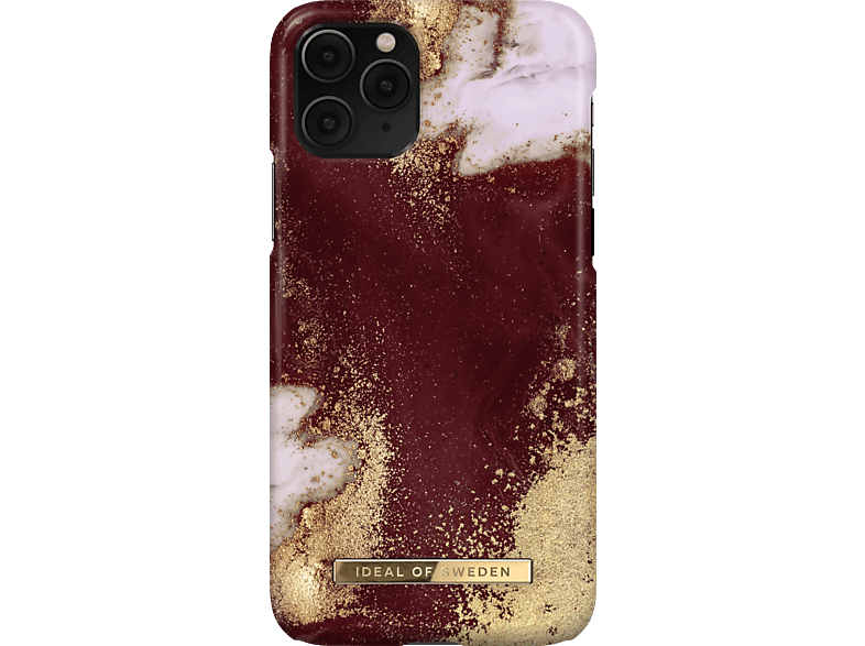 IDEAL OF SWEDEN IDFCAW19-I1958-149, Backcover, Apple, iPhone 11 Pro, iPhone XS, iPhone X, Golden Burgundy Marble