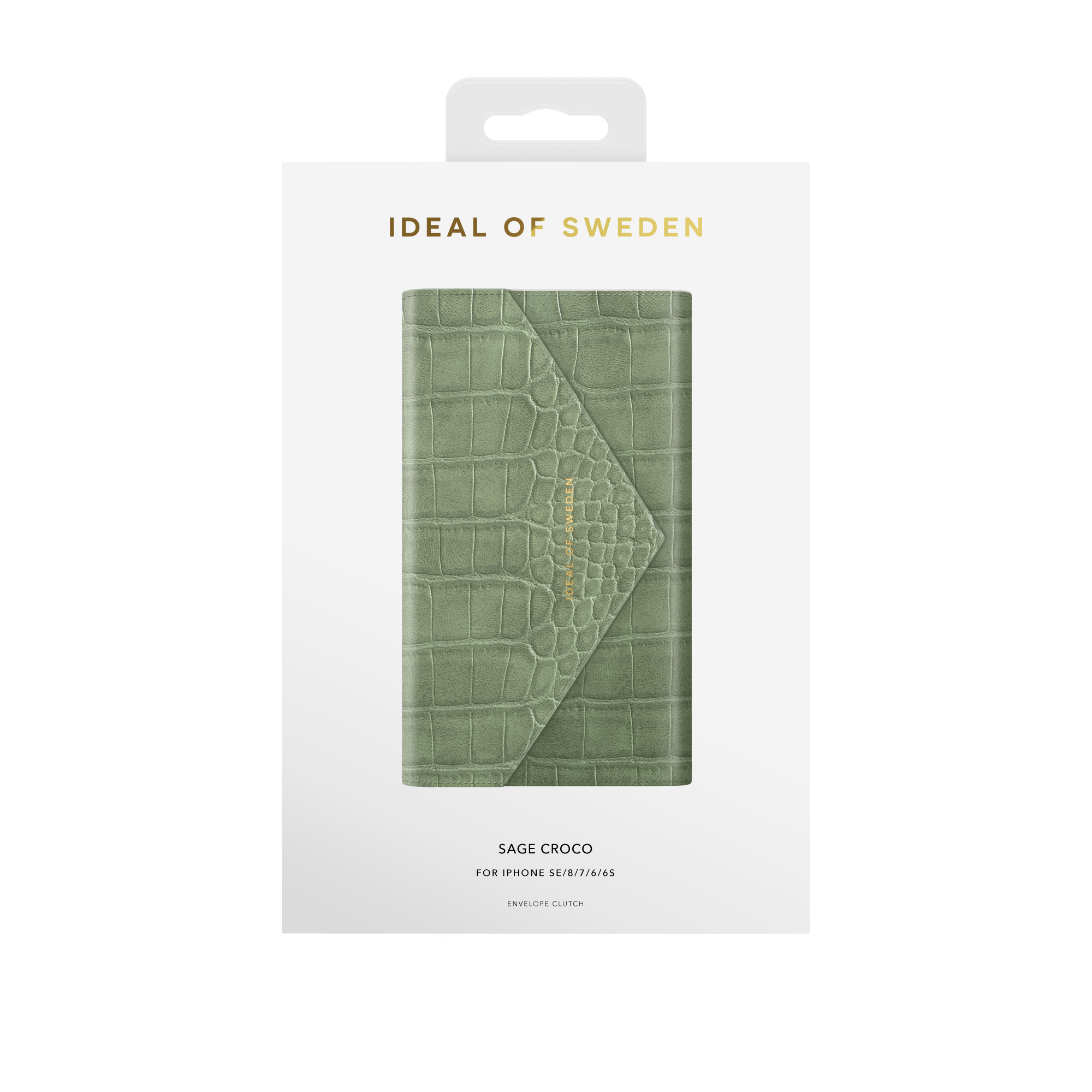IDEAL OF iPhone Apple Apple iPhone iPhone 8, 6(S), Croco SE iPhone Apple Apple Apple, Bookcover, IDECSS20-I7-210, 7, (2020), Sage SWEDEN