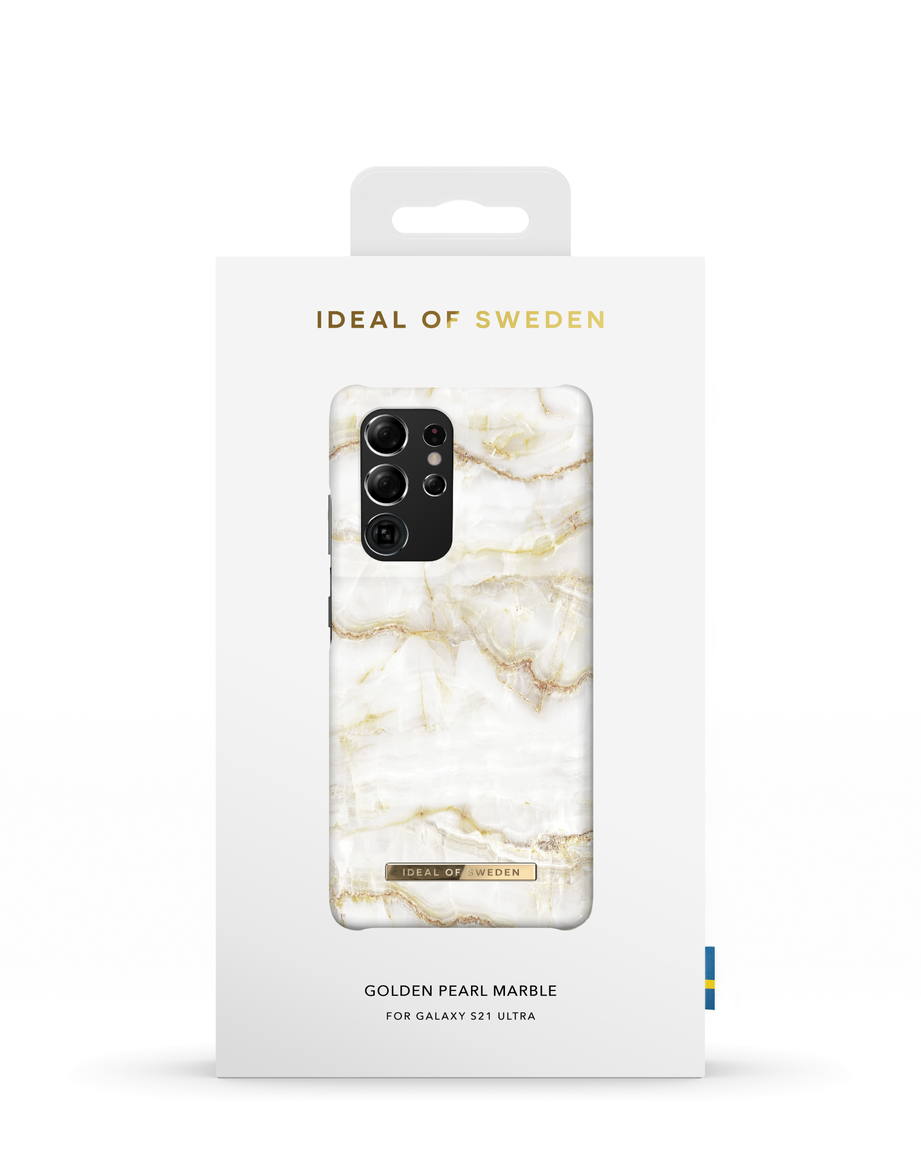 SWEDEN IDEAL Galaxy IDFCSS20-S21U-194, OF Golden Marble Samsung, Backcover, Pearl S21 Ultra,