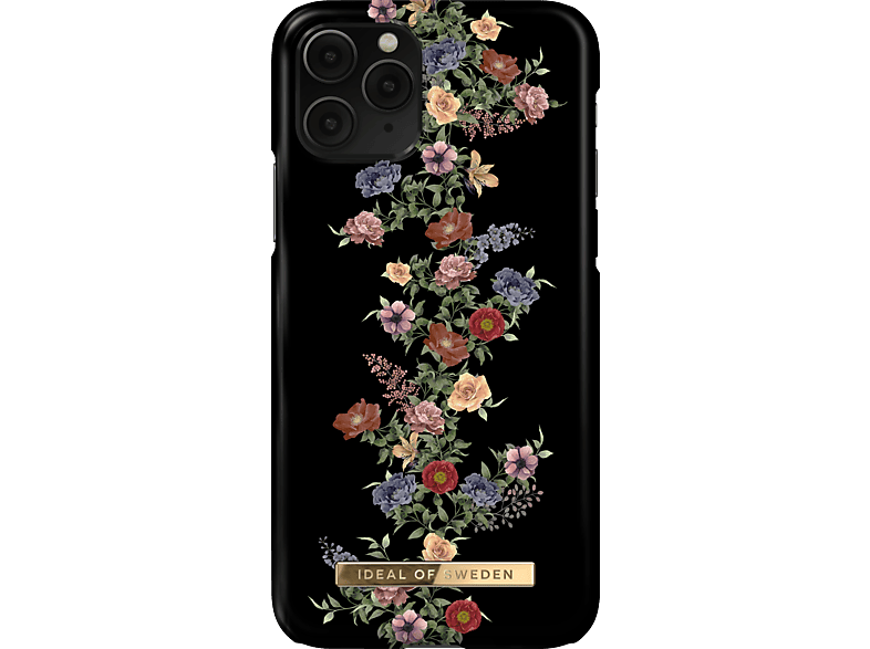 IDEAL OF SWEDEN IDFCAW18-I1958-97, Backcover, Apple, iPhone 11 Pro, iPhone XS, iPhone X, Dark Floral