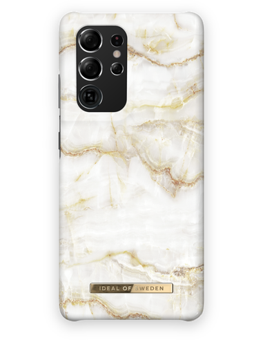 SWEDEN IDEAL Galaxy IDFCSS20-S21U-194, OF Golden Marble Samsung, Backcover, Pearl S21 Ultra,