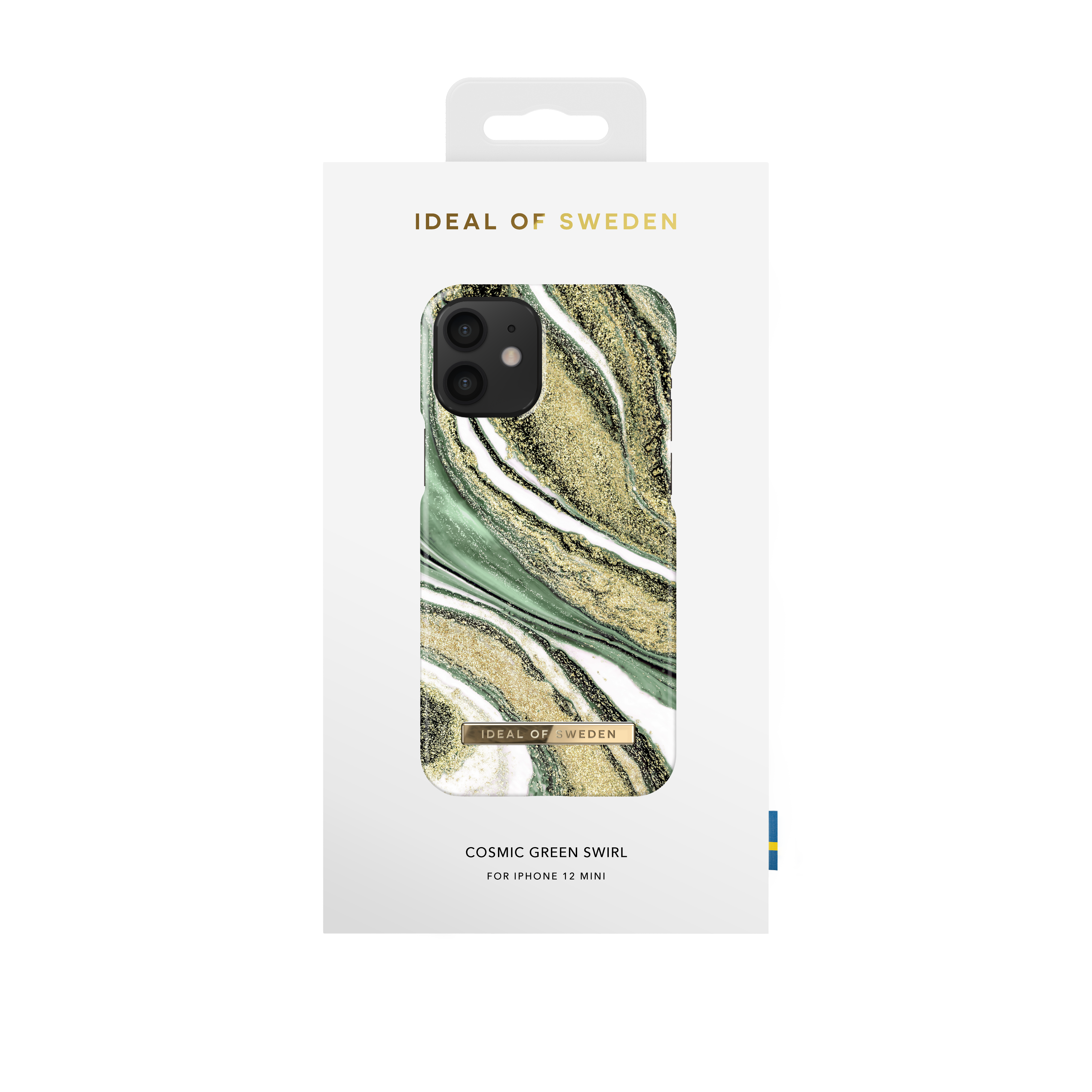 IDEAL OF SWEDEN IDFCSS20-I2054-192, 12 Cosmic Backcover, Mini, Swirl Apple, IPhone Green