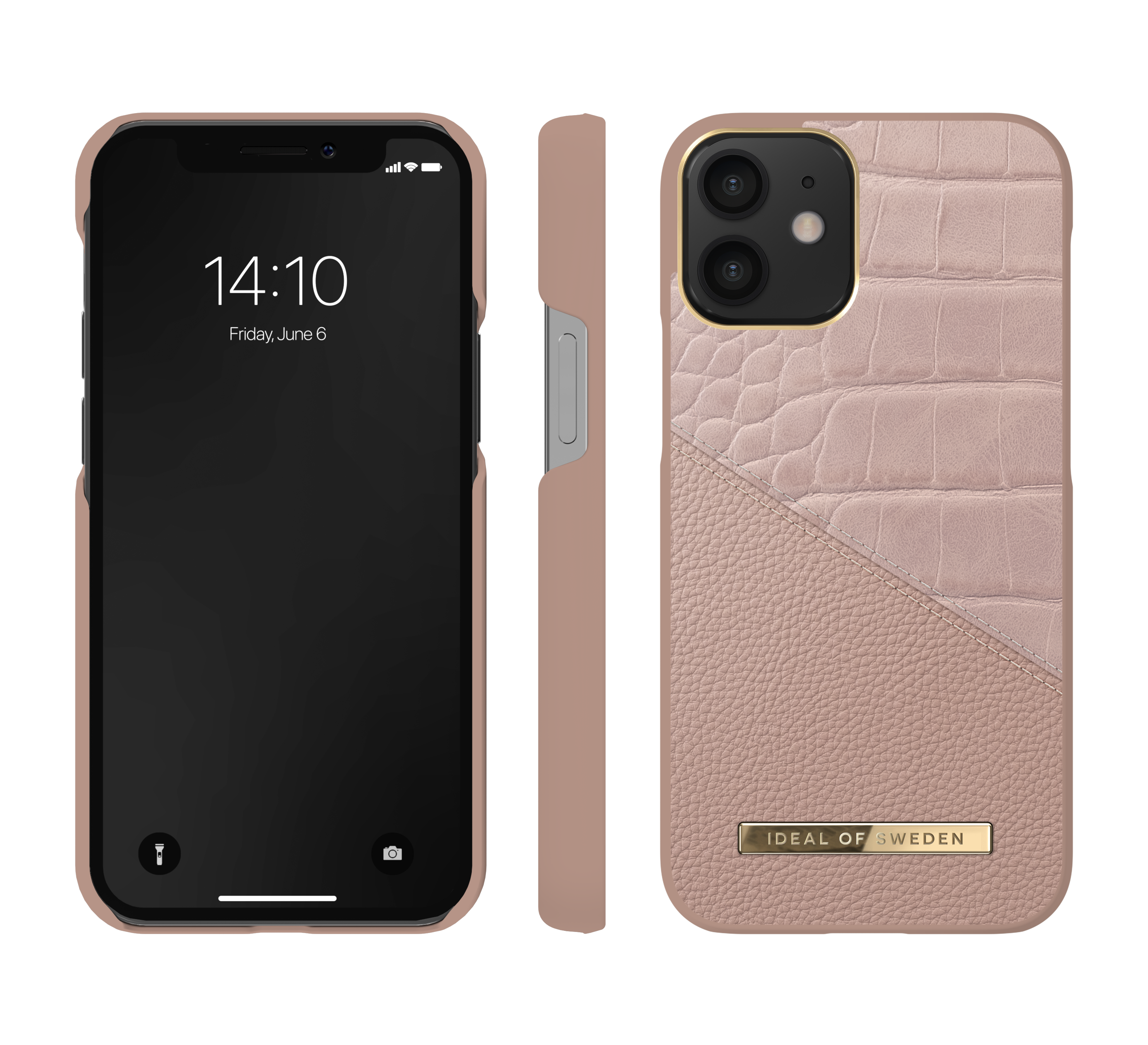 Rose 12 Backcover, IPhone OF SWEDEN Apple, Croco Smoke IDEAL IDACSS20-I2054-202, Mini,