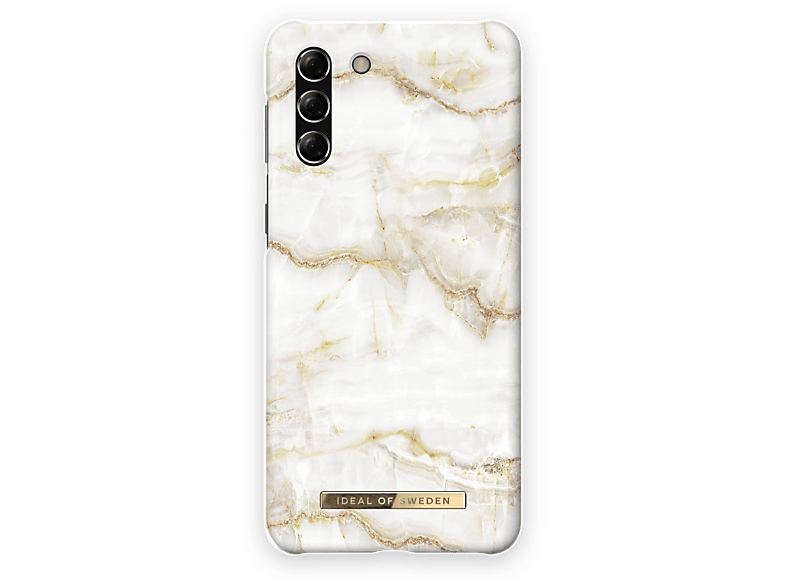 Backcover, Marble Galaxy Golden SWEDEN IDEAL S21+, Pearl Samsung, IDFCSS20-S21P-194, OF