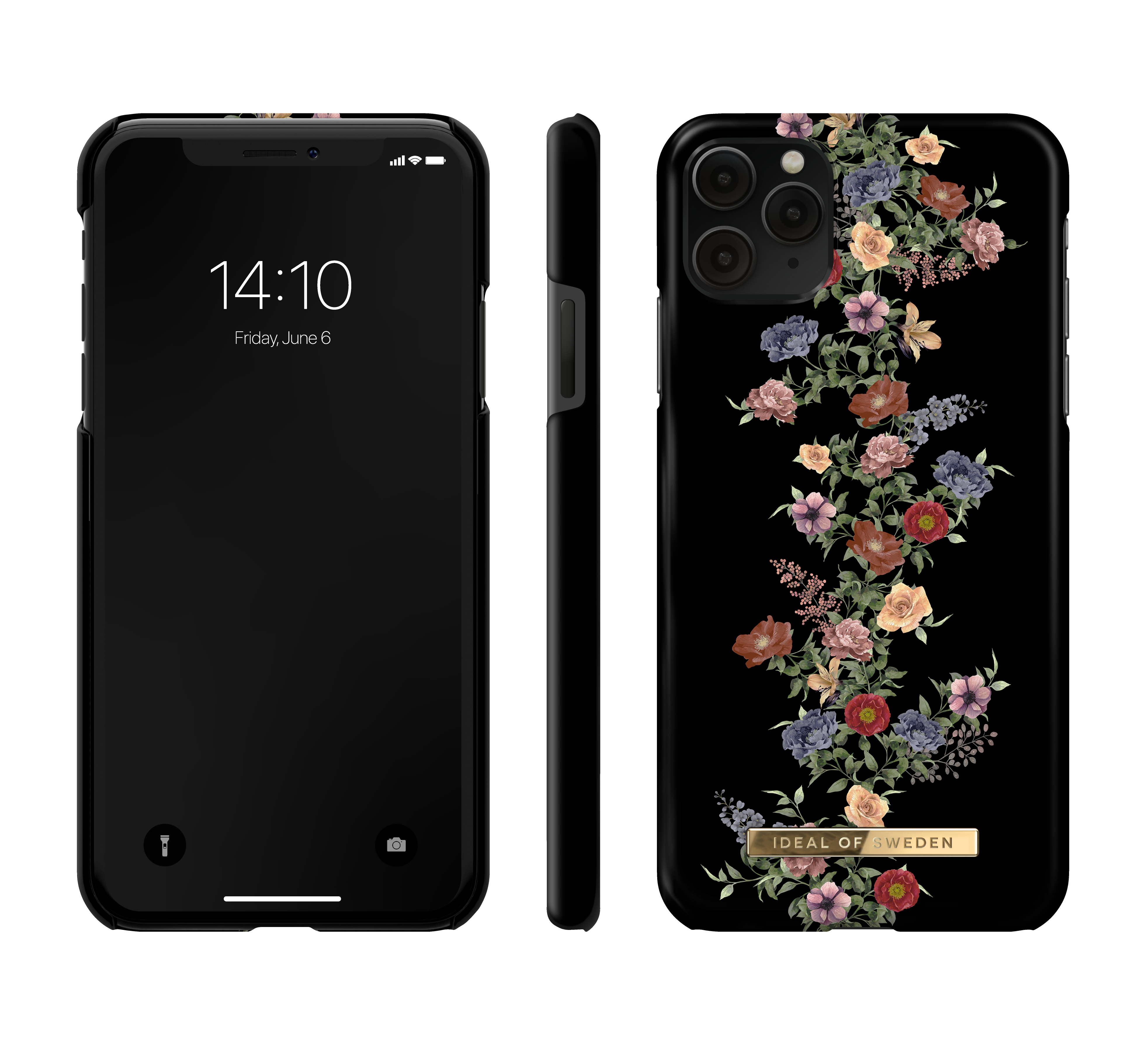 Max, SWEDEN 11 Pro iPhone IDFCAW18-I1965-97, OF IDEAL iPhone Dark XS Floral Apple, Backcover, Max,