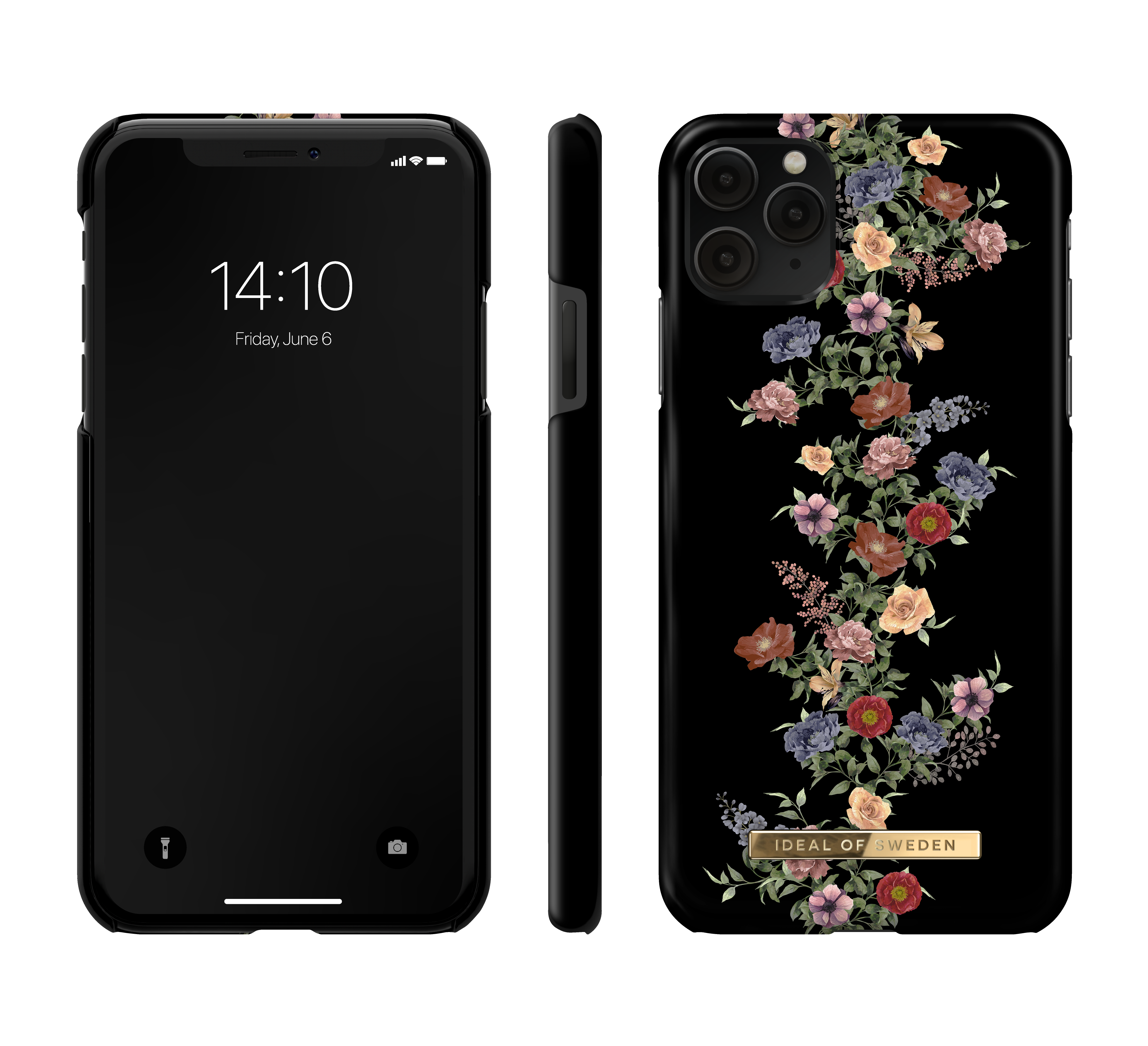 IDEAL OF SWEDEN IDFCAW18-I1965-97, Backcover, Apple, iPhone 11 Pro Max, iPhone XS Max, Dark Floral
