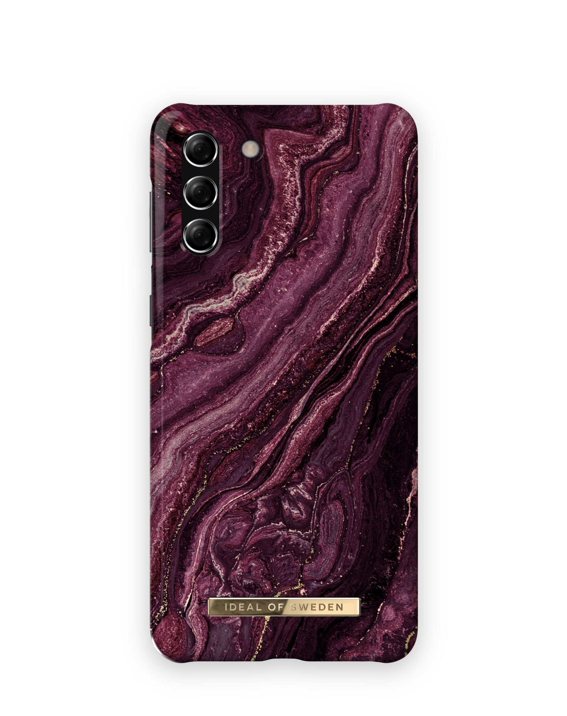 IDEAL OF SWEDEN S21+, Golden Galaxy Plum IDFCAW20-S21P-232, Backcover, Samsung