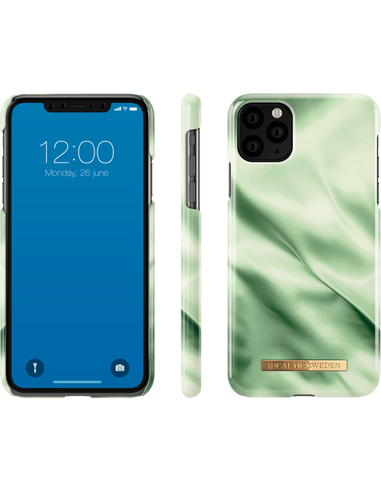 SWEDEN Satin IDEAL IDFCSC19-I1965-189, Backcover, iPhone Apple XS Max, OF iPhone Apple Max, 11 Pro Pistachio Apple,