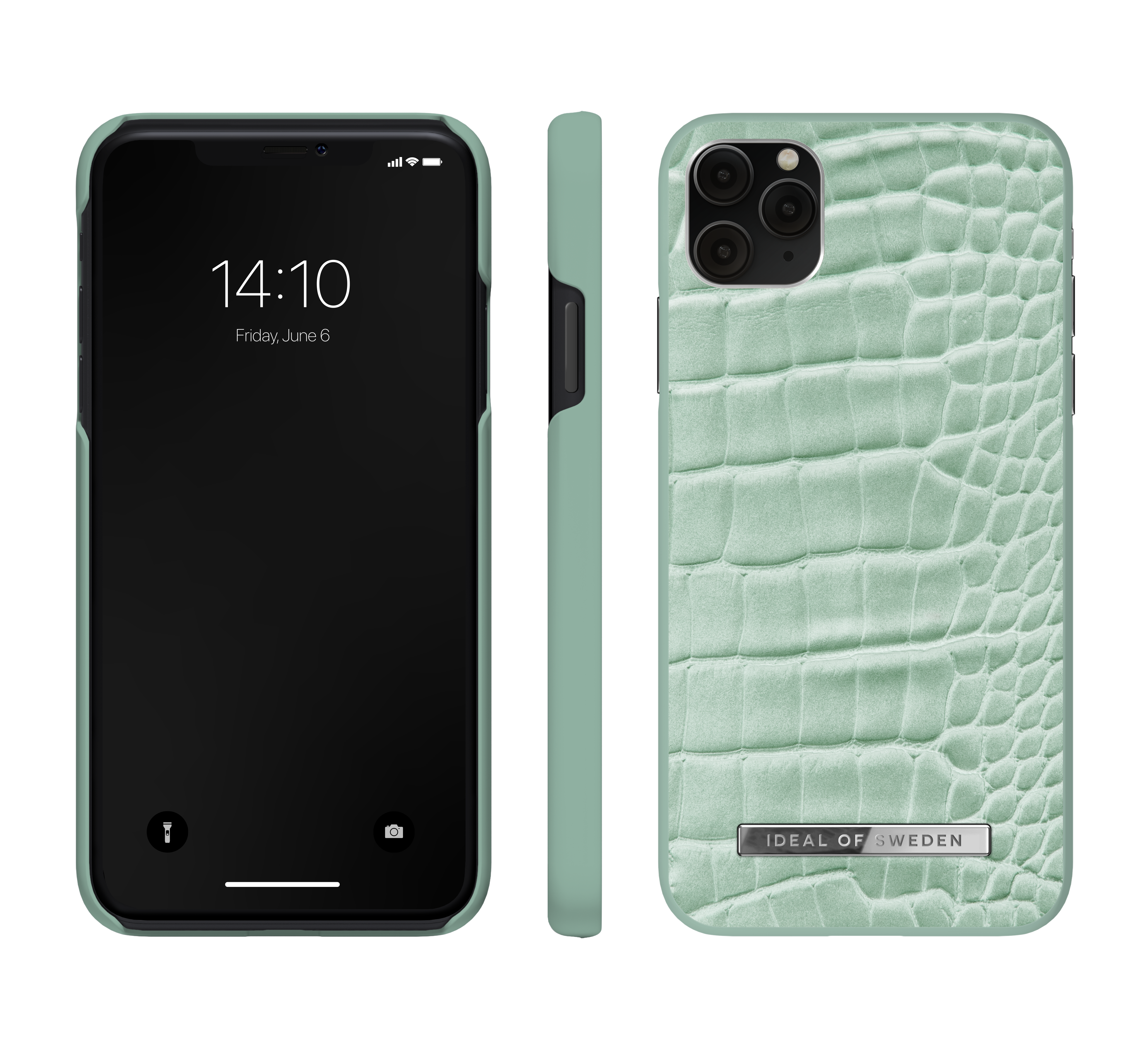 IDEAL OF SWEDEN 11, IDACSS21-I1961-261, Mint iPhone Backcover, Croco iPhone XR, Apple