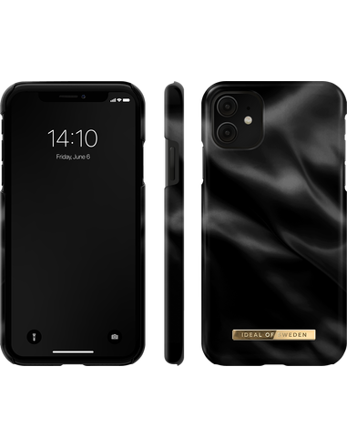 iPhone Satin XR, Apple, IDEAL 11, OF Black iPhone Backcover, SWEDEN IDFCSS21-I1961-312,