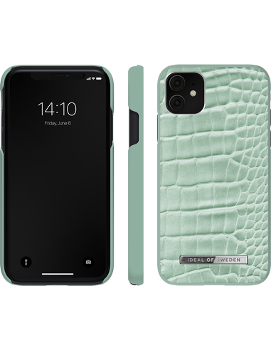 IDEAL OF SWEDEN 11, IDACSS21-I1961-261, Mint iPhone Backcover, Croco iPhone XR, Apple