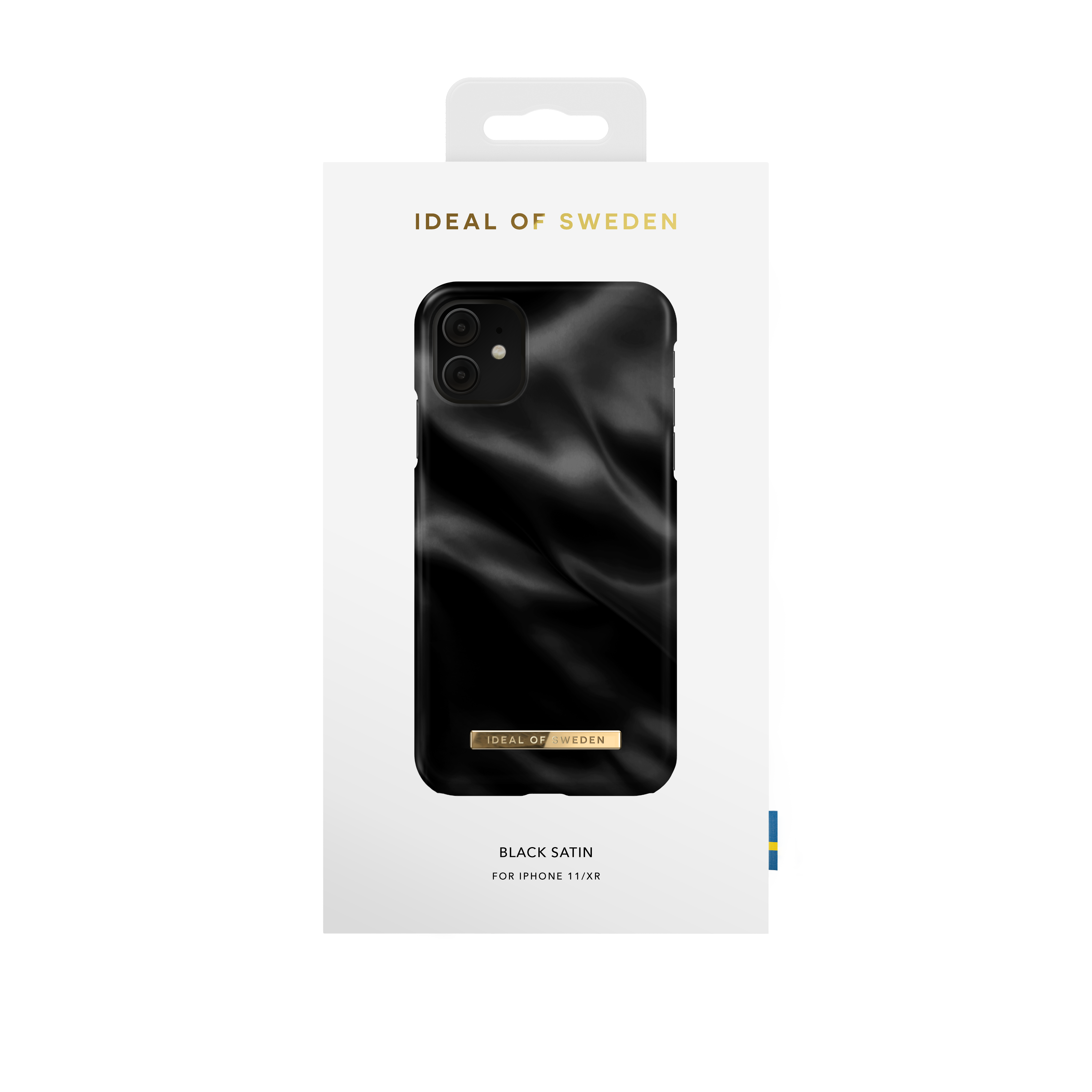 IDEAL OF Backcover, iPhone 11, Satin SWEDEN IDFCSS21-I1961-312, Black Apple, XR, iPhone